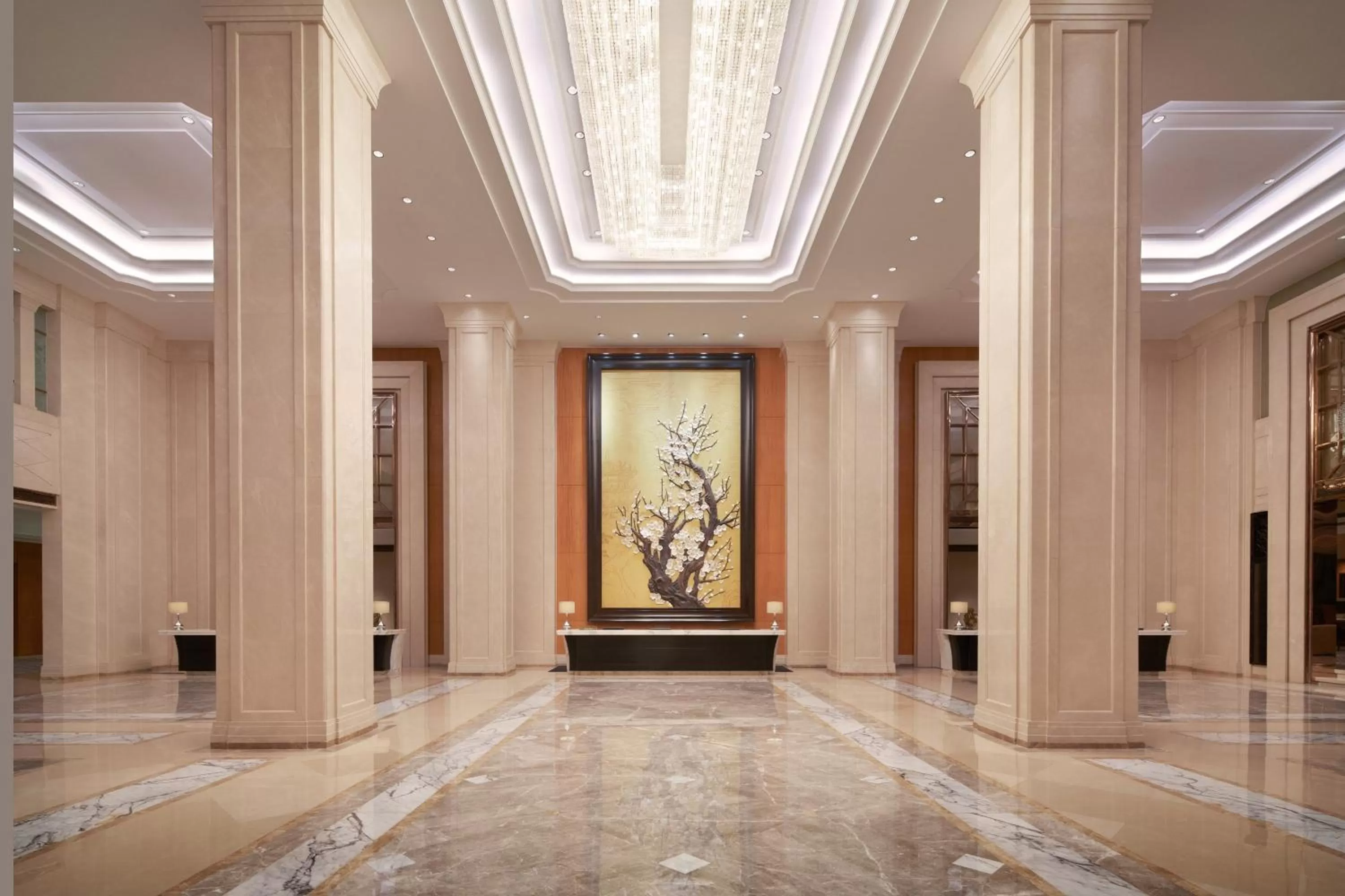 Lobby or reception in Sheraton Grand Wuhan Hankou Hotel