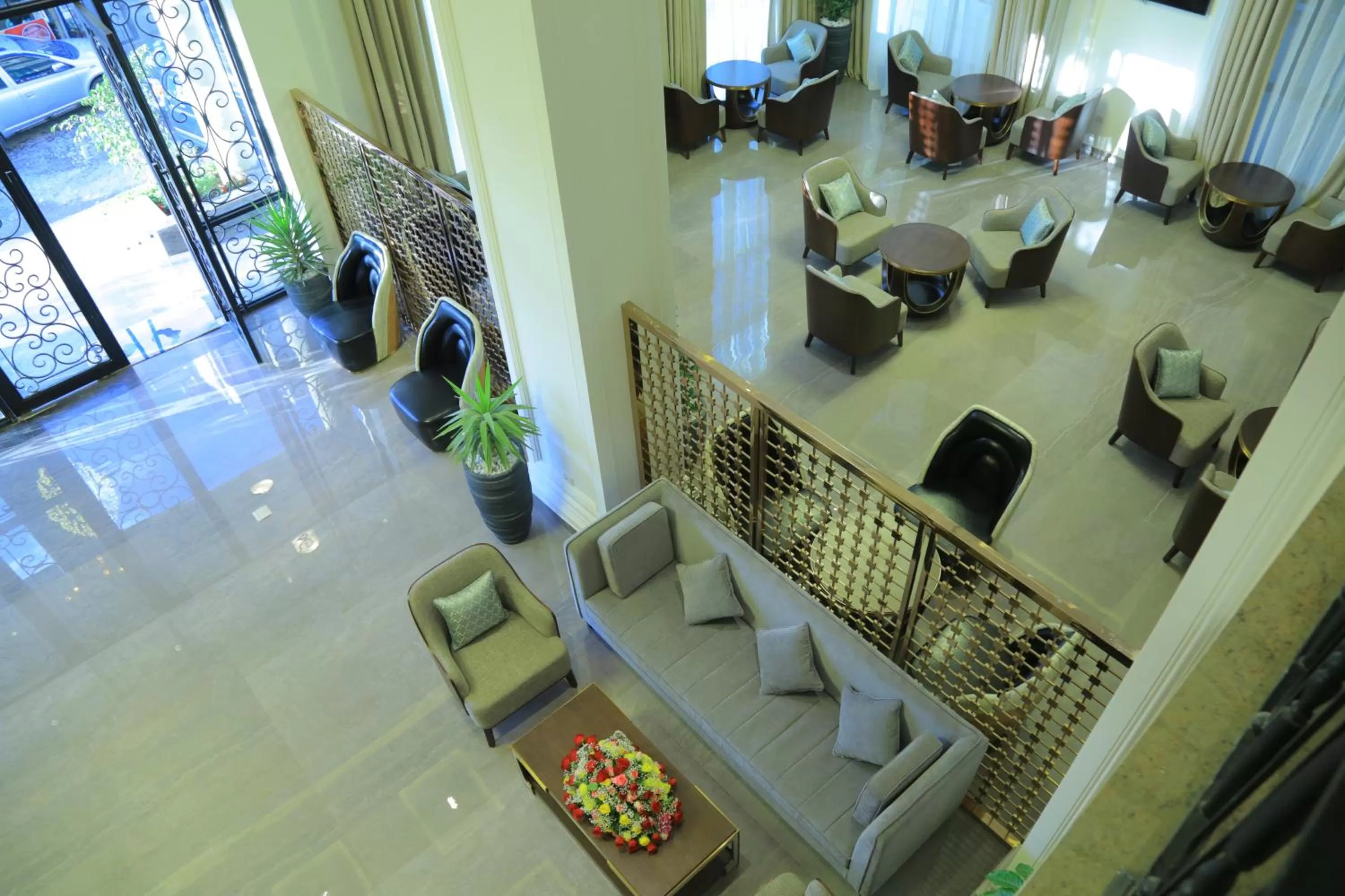 Seating area in Check Inn Hotel Addis Ababa