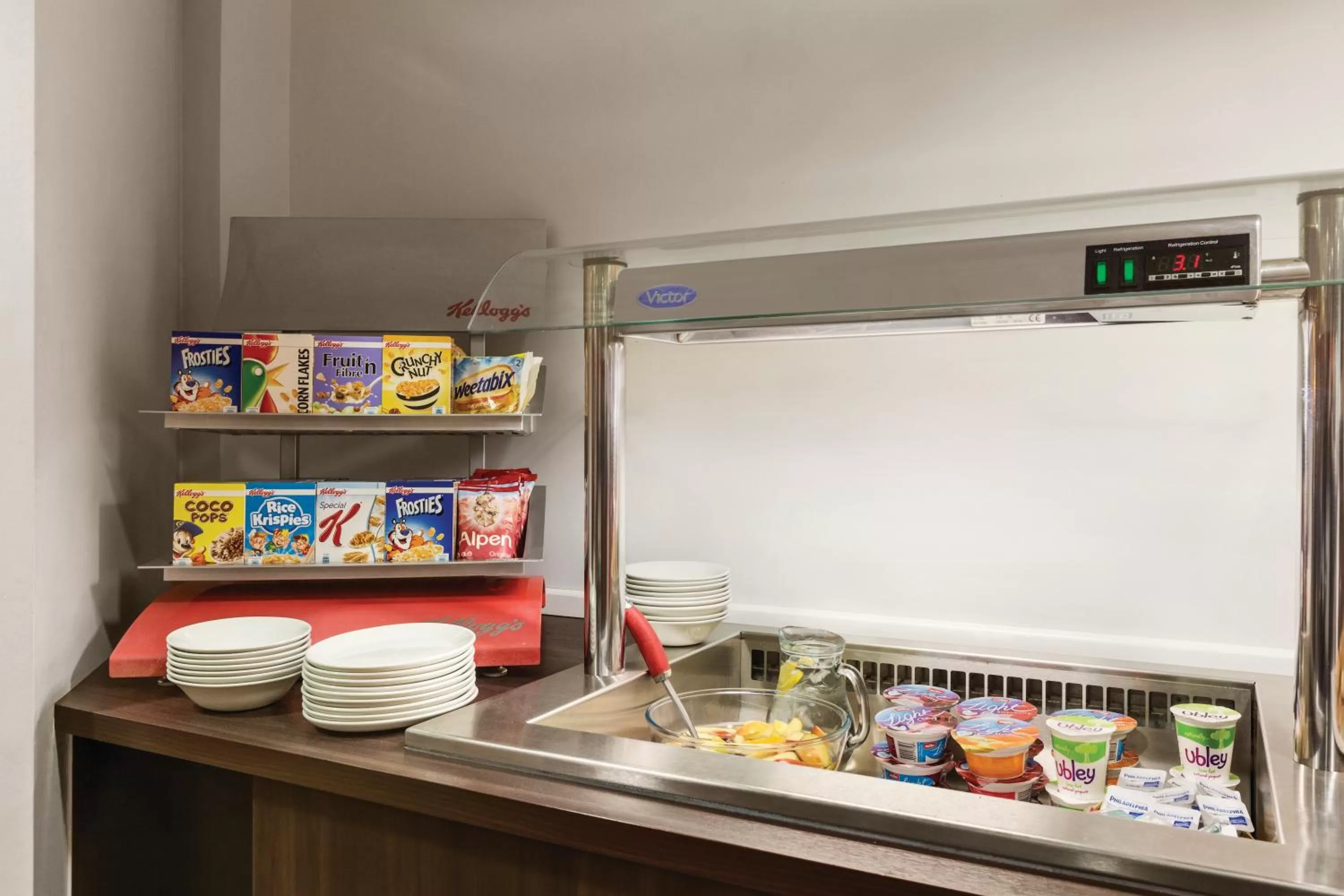 Continental breakfast in Ramada London Stansted Airport