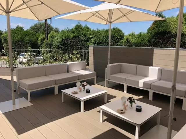 Balcony/Terrace in Hotel Santiago Apóstol