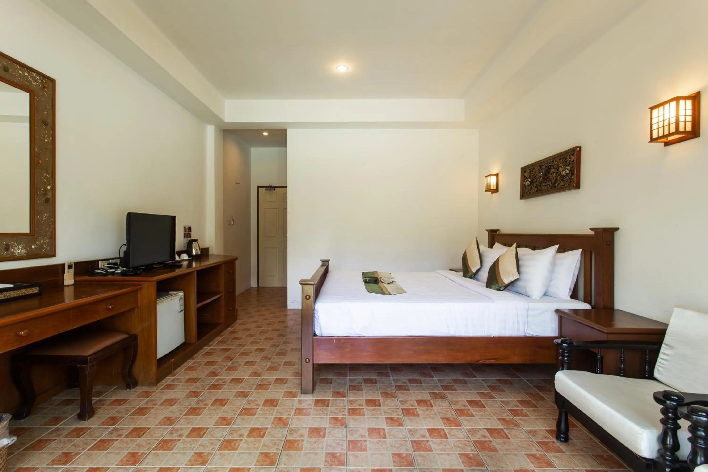 Bed in Rajapruek Samui Resort - SHA Plus