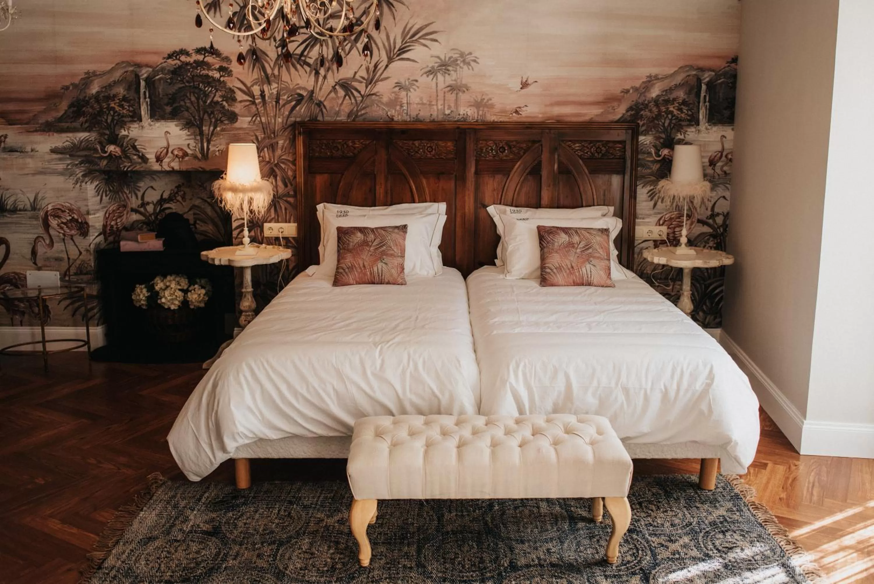 Bed in 1930 Boutique Hotel