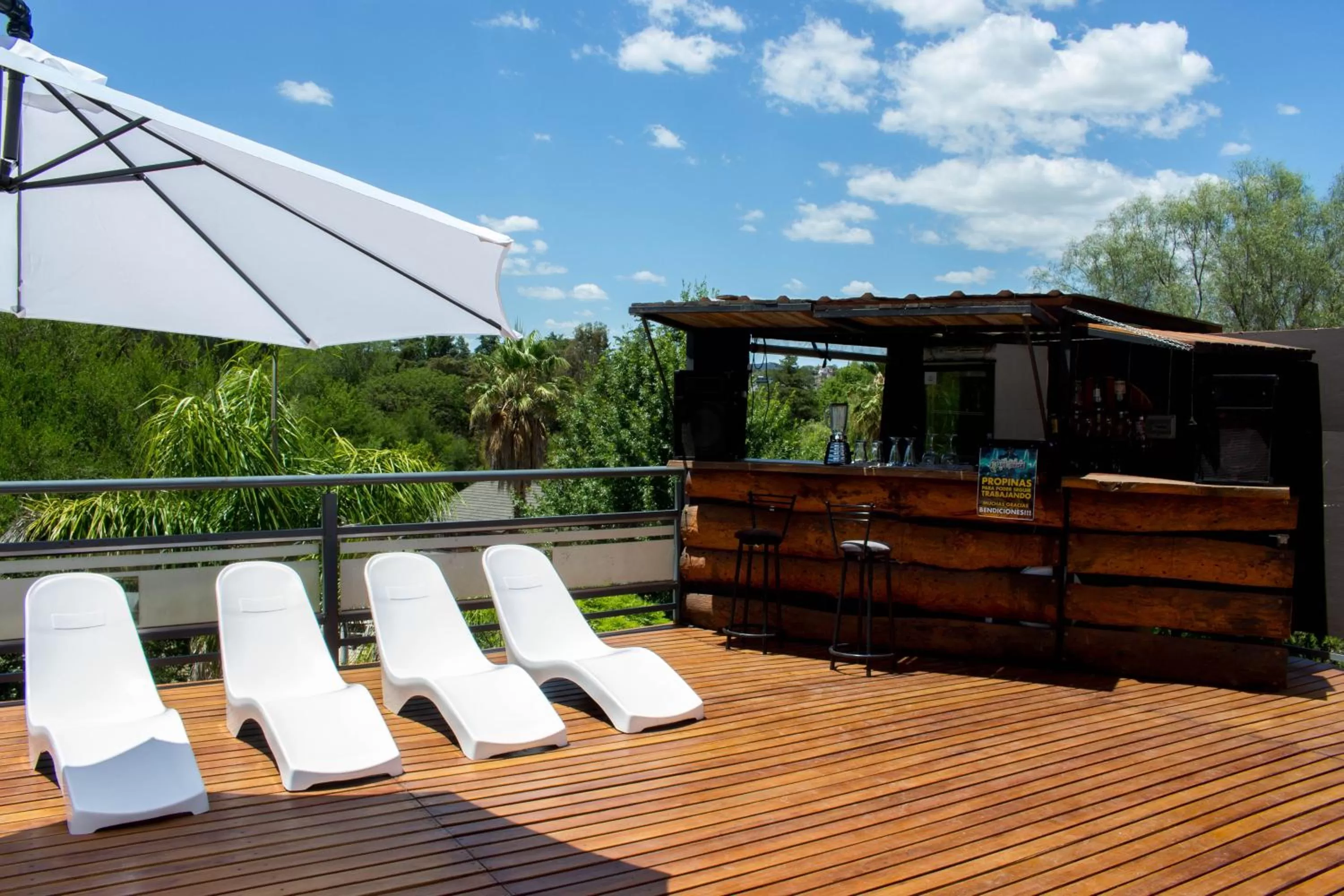 Patio in Capri Hotel y Cabañas by CPH