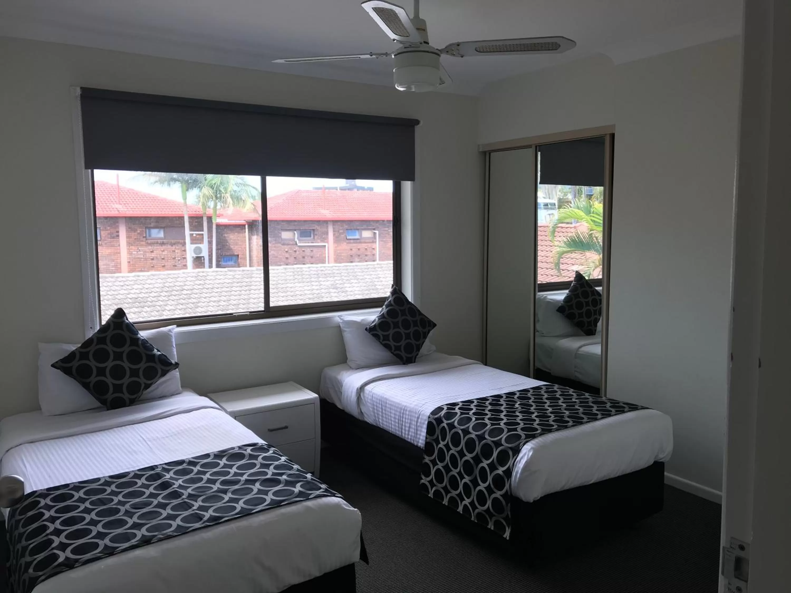 Bed in Coffs Shearwater Motel