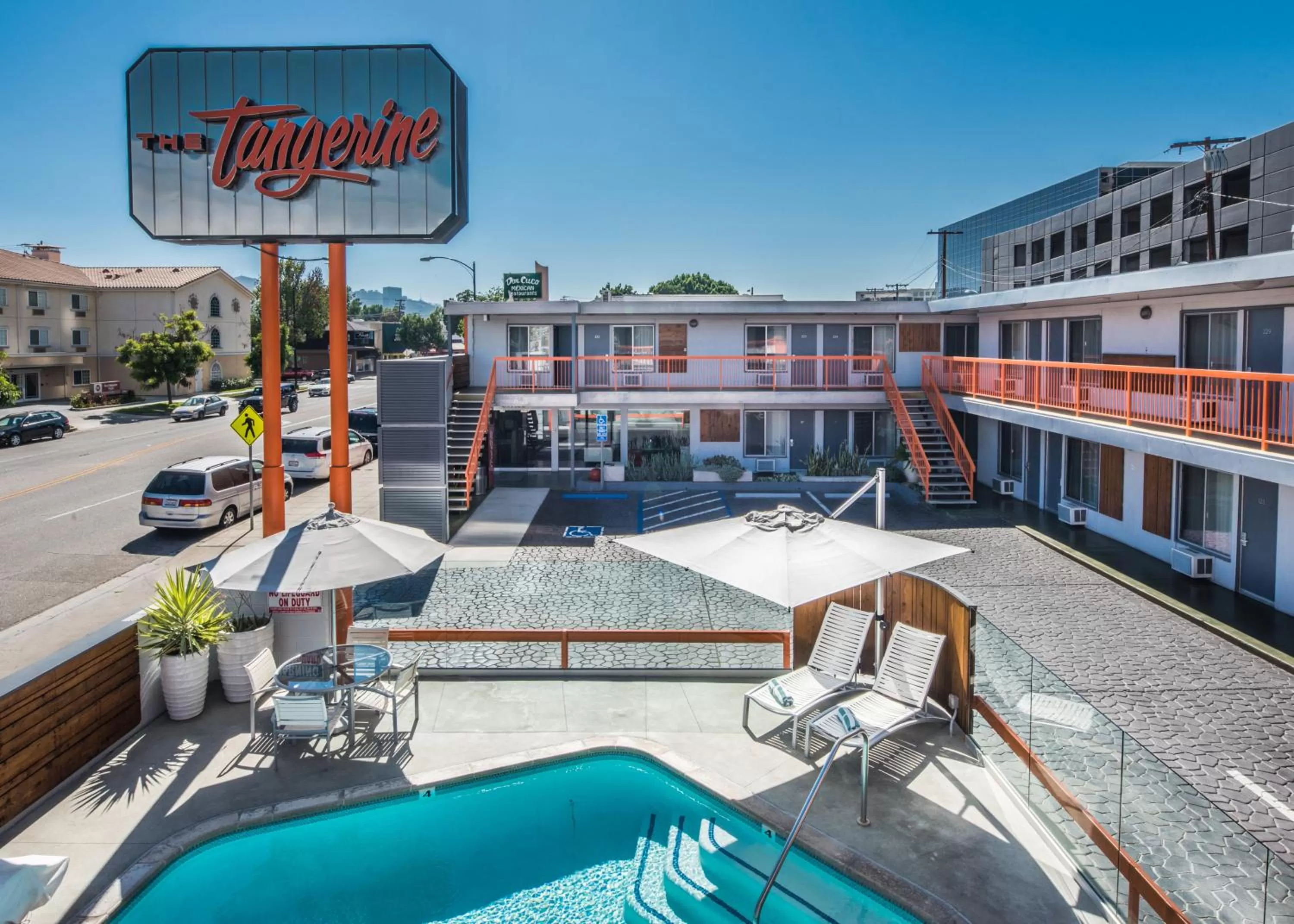 Property building in The Tangerine - a Burbank Hotel