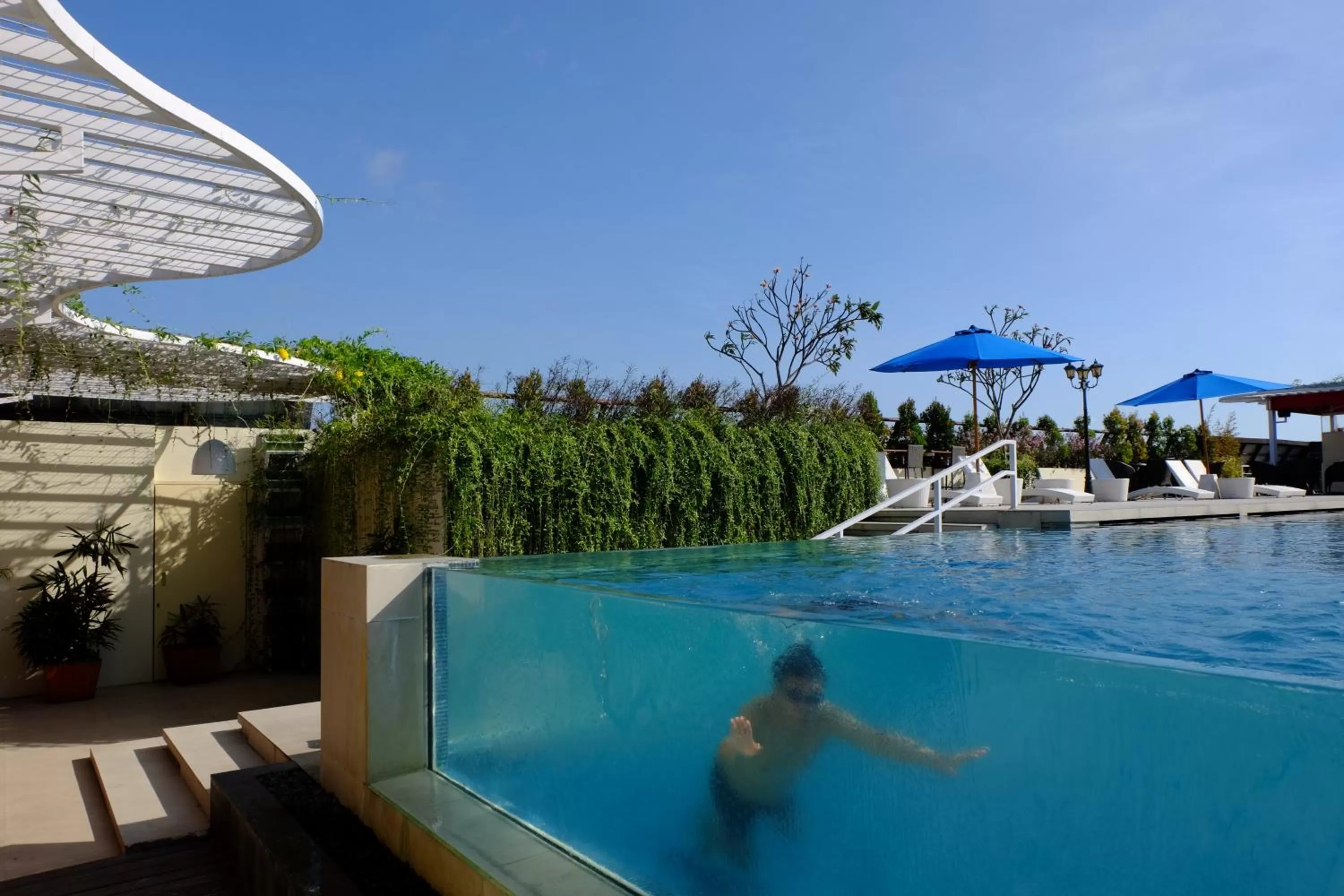 Swimming pool in Atanaya Kuta Bali