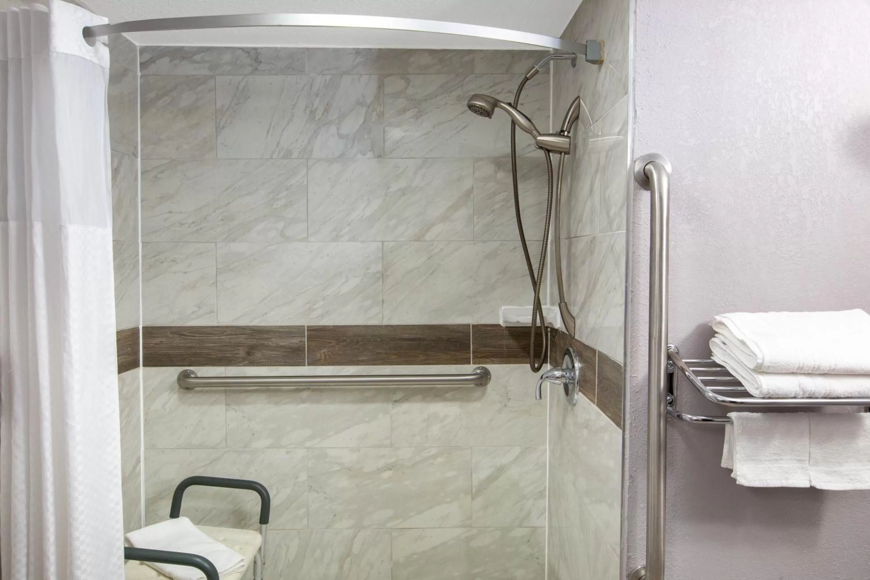 Shower in Super 8 by Wyndham Malvern