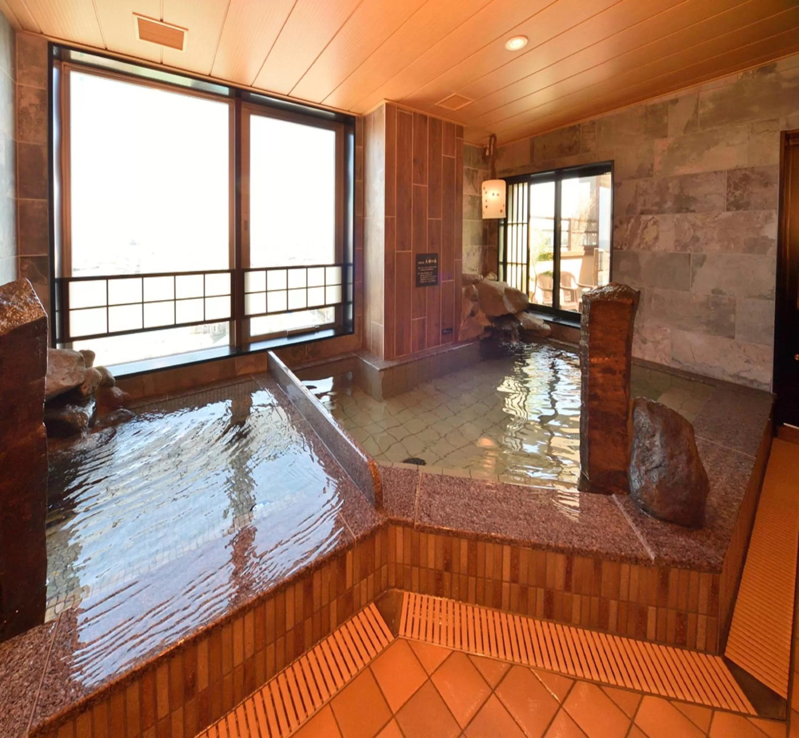 Hot Spring Bath in Dormy Inn Abashiri