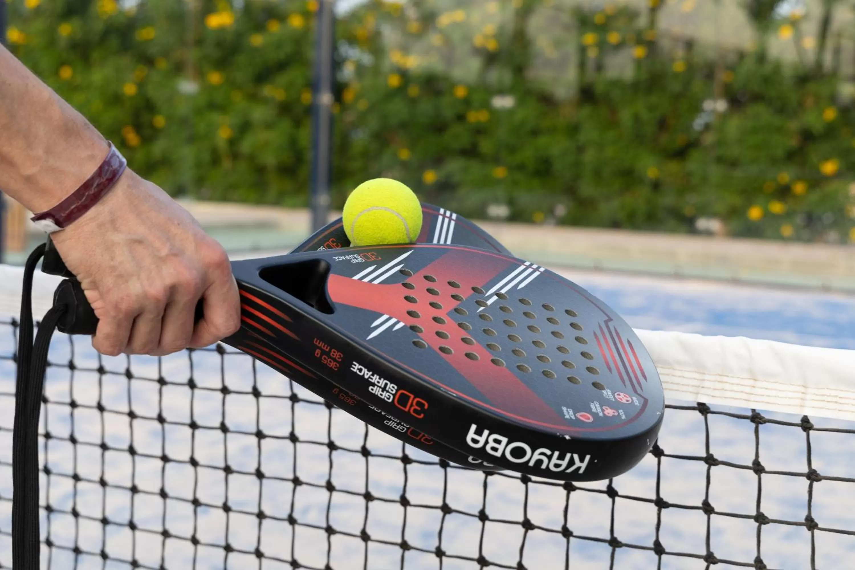 Tennis court in Fort Arabesque Resort, Spa & Villas