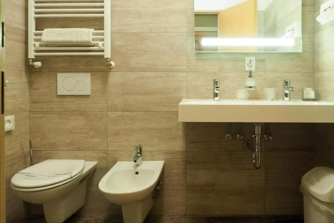 Toilet in Hotel Vacek Pod Věží