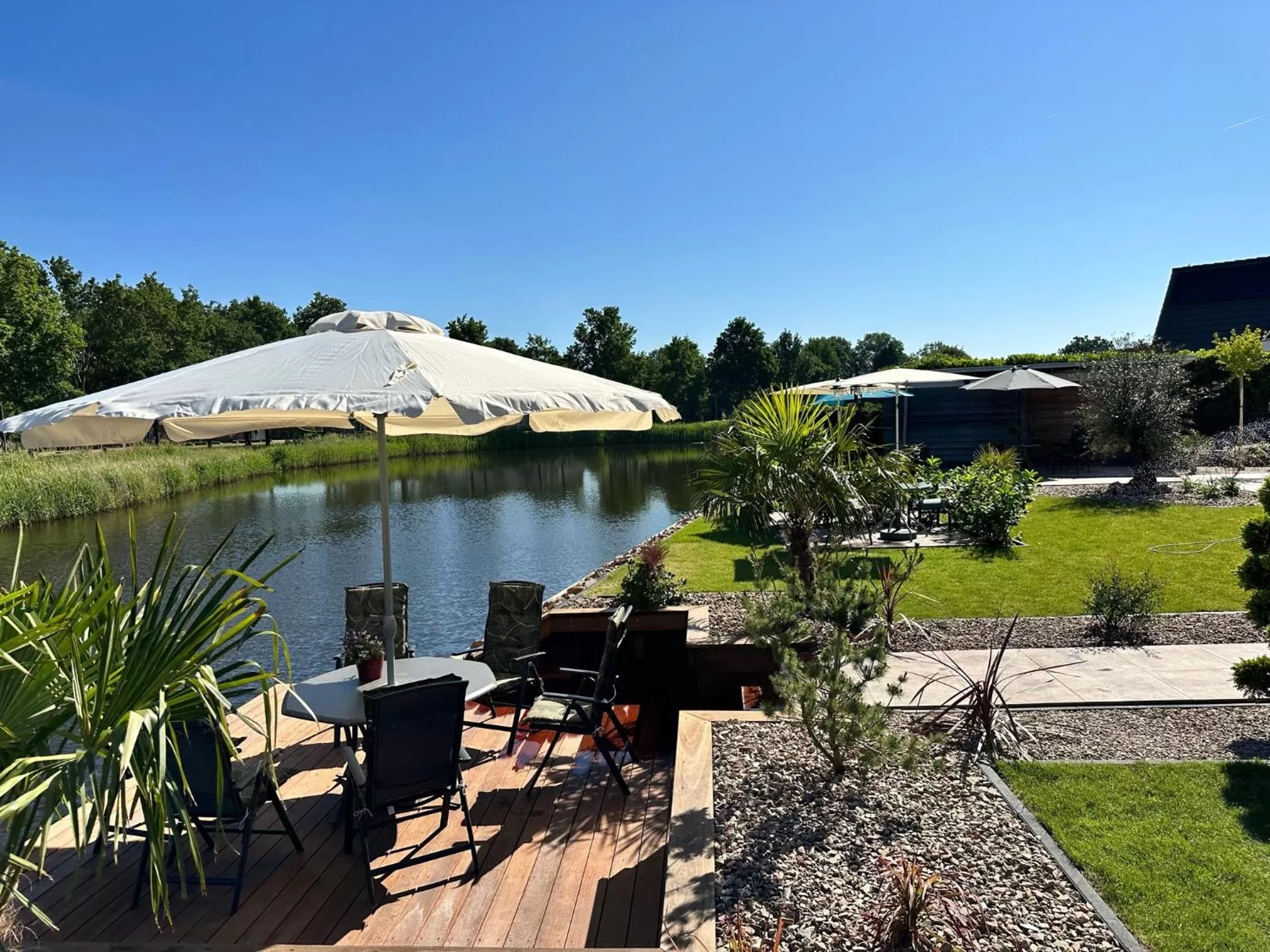 Lake view in B&B de Wiekeborg