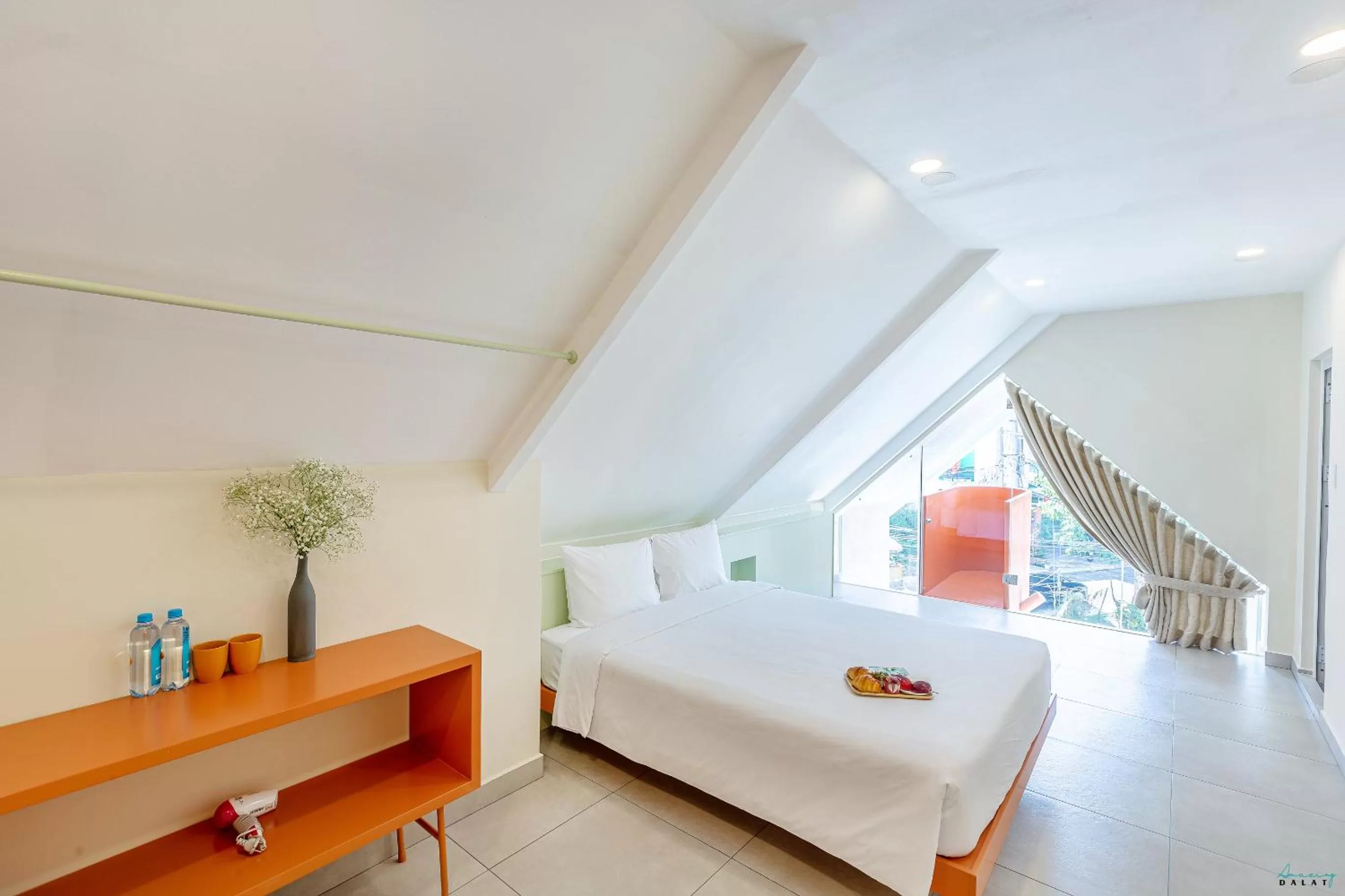 Bedroom, Bed in Bazan Hotel Dalat - STAY 24H