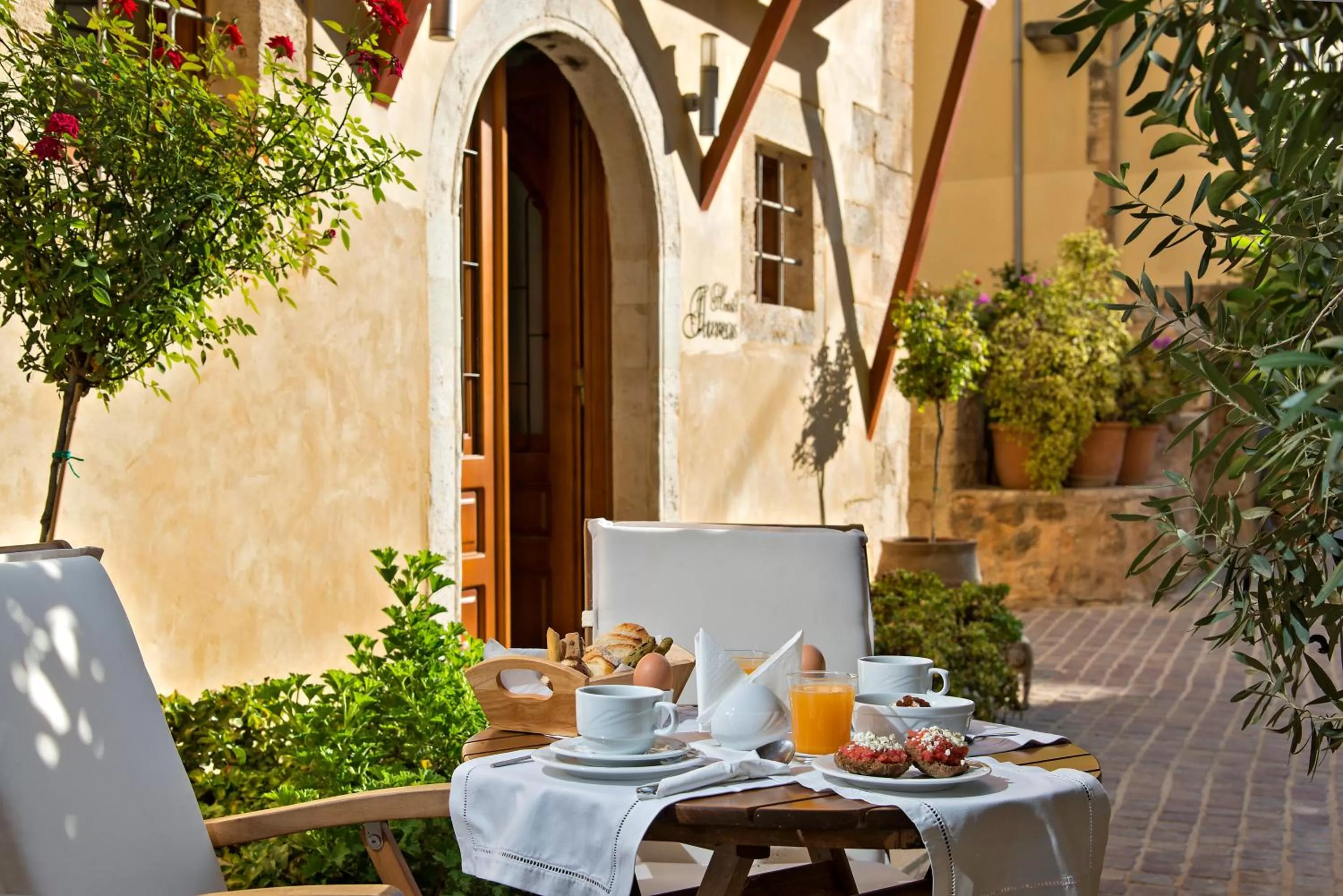 Street view in Ionas Boutique Hotel