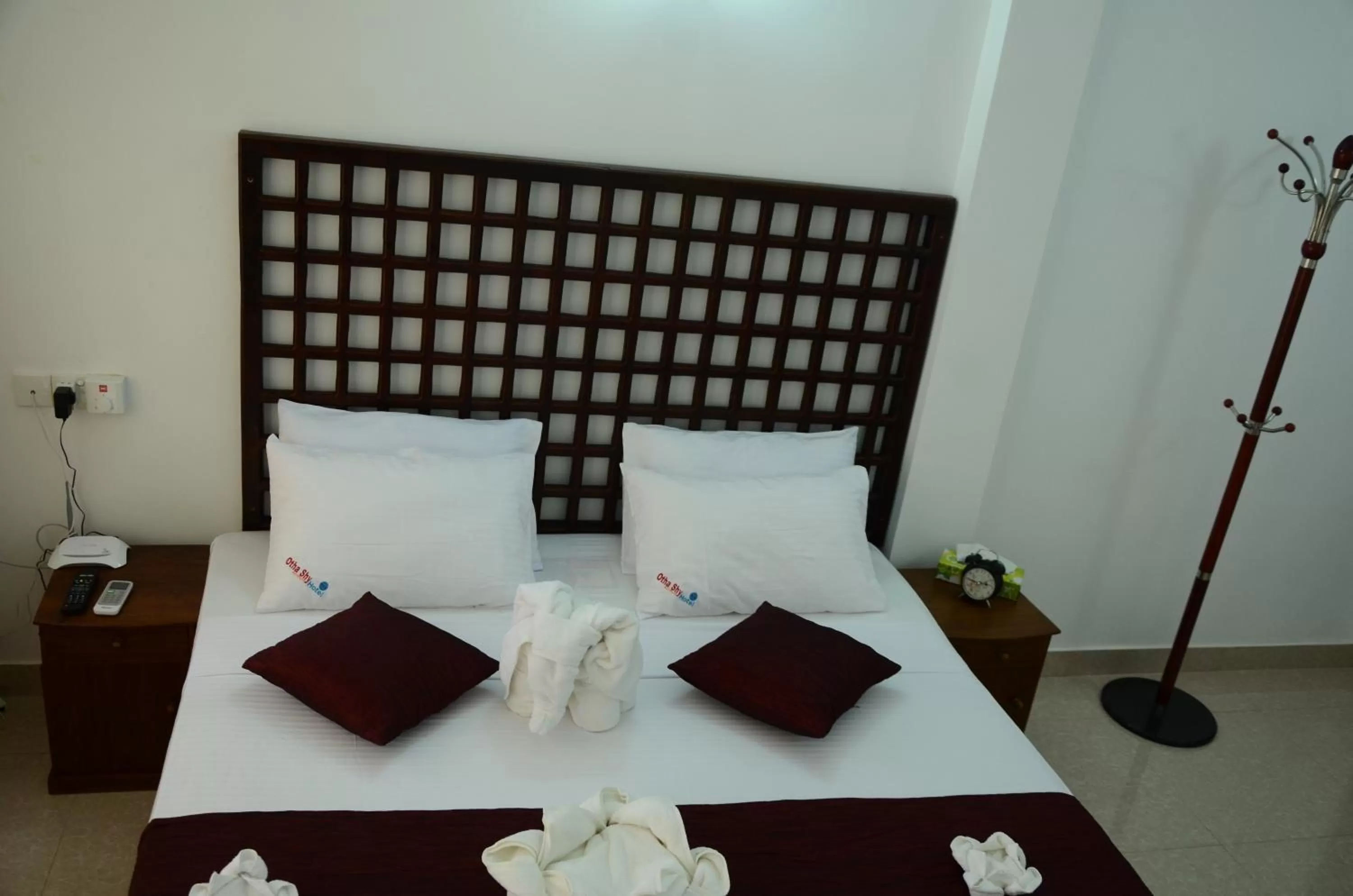 Decorative detail, Bed in Otha Shy Airport Transit Hotel