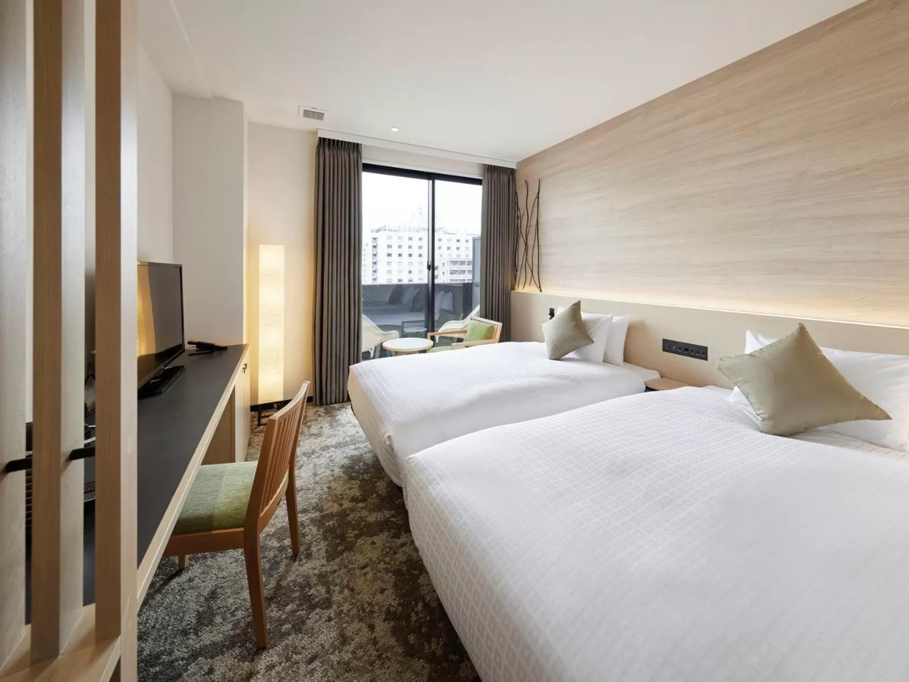 Photo of the whole room, Bed in Royal Twin Hotel Kyoto Hachijoguchi