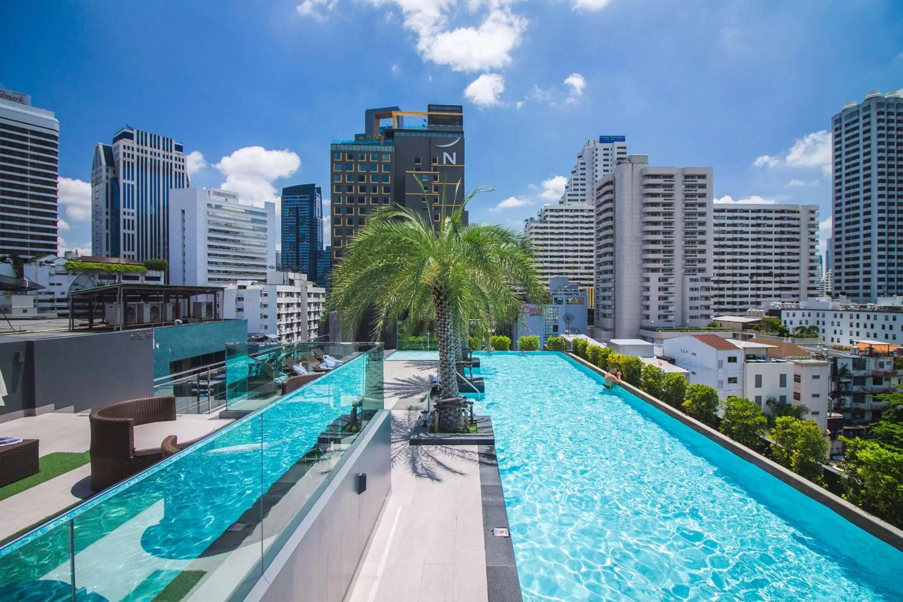 Pool view in SureStay Plus by Best Western Sukhumvit 2