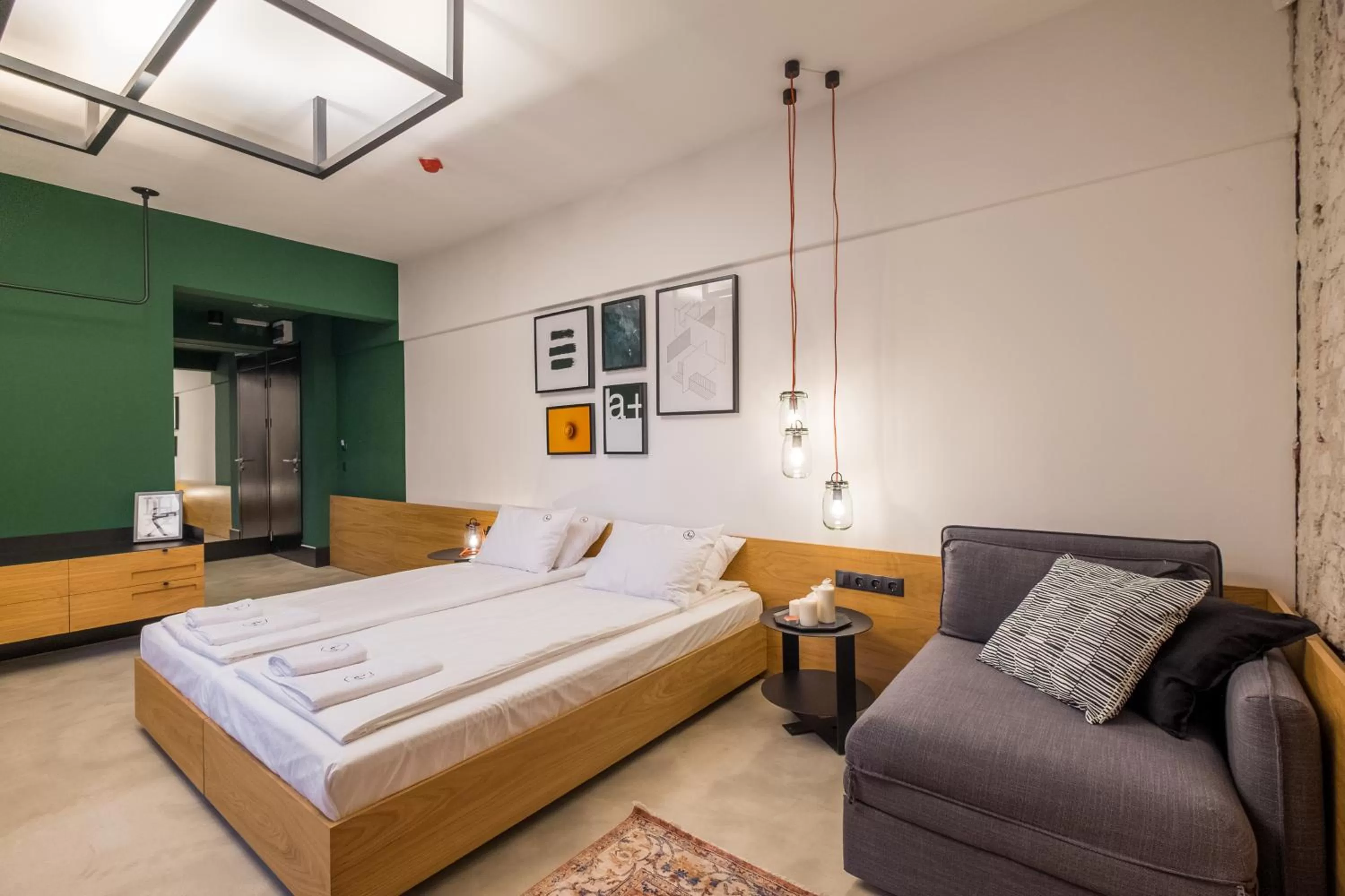 Bed in R34 Boutique Hotel