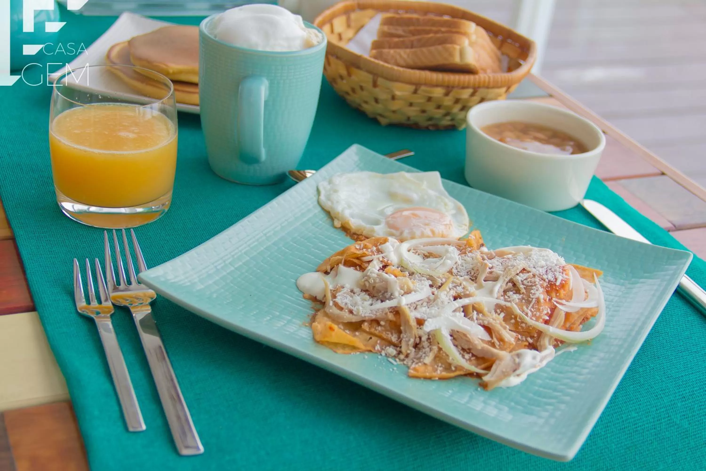 Food and drinks in Casa Gem B&B