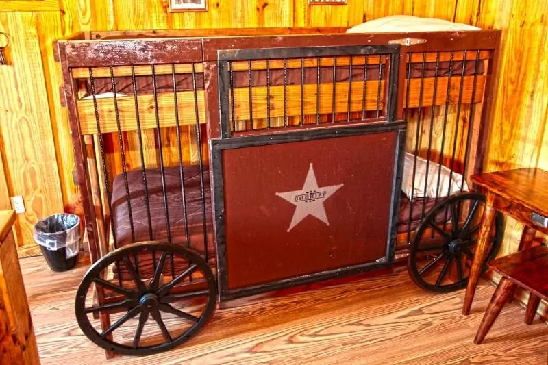 bunk bed in Diamonds Old West