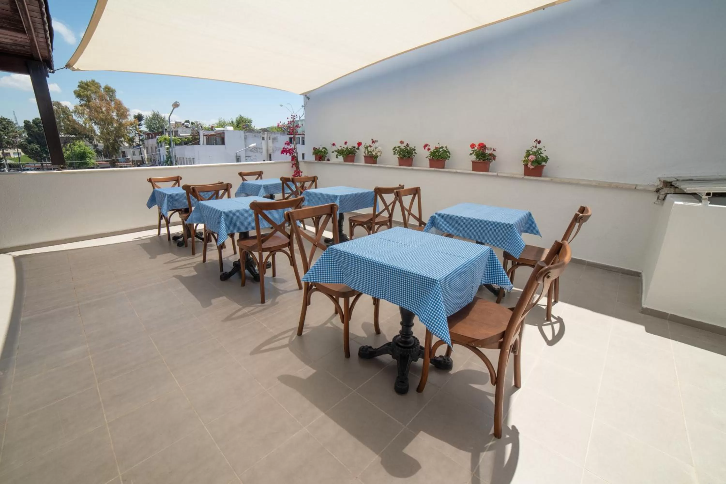 Patio in 9Bodrum Hotel