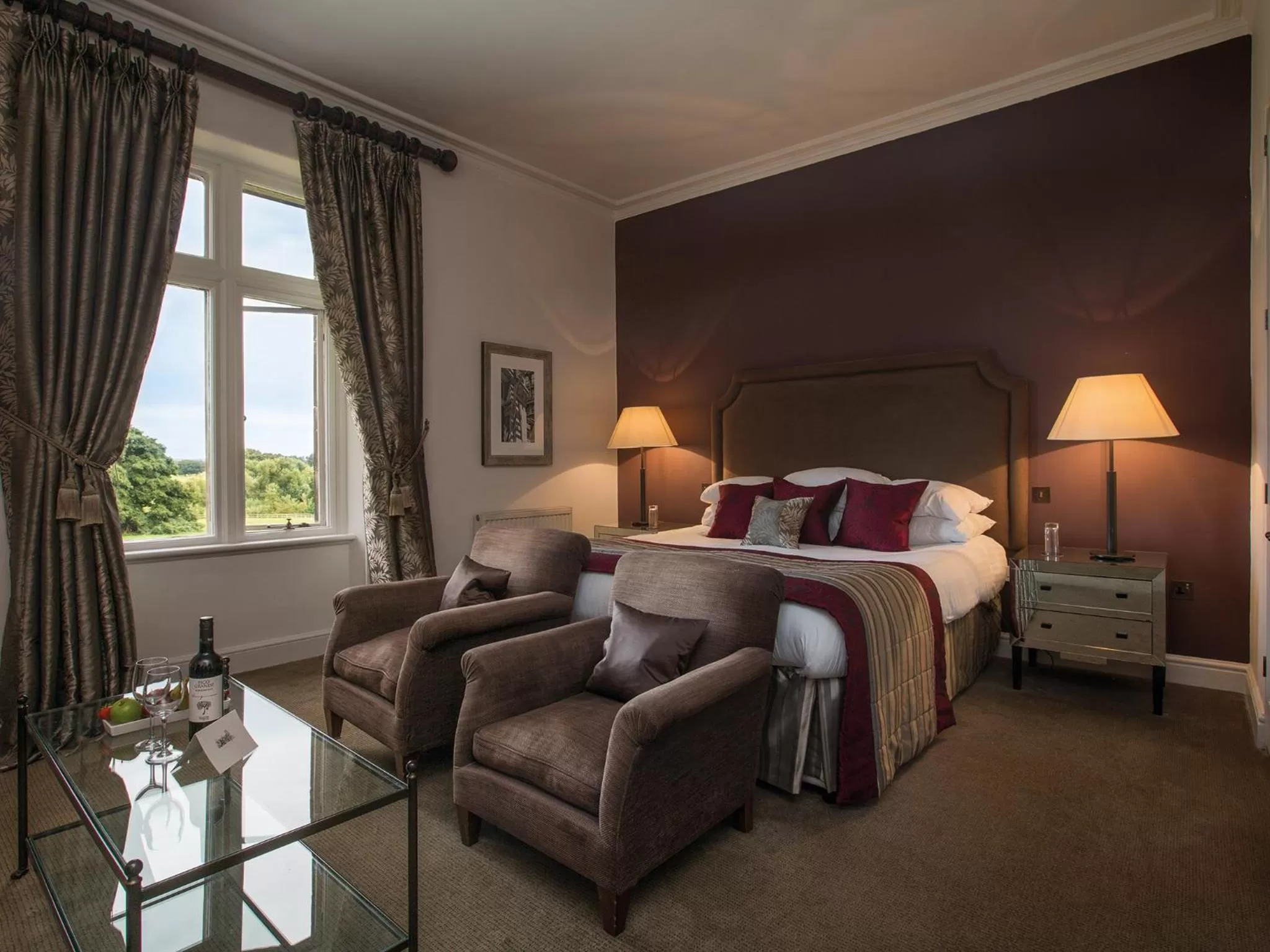 Superior Double or Twin Room with Feature in Rookery Hall Hotel & Spa