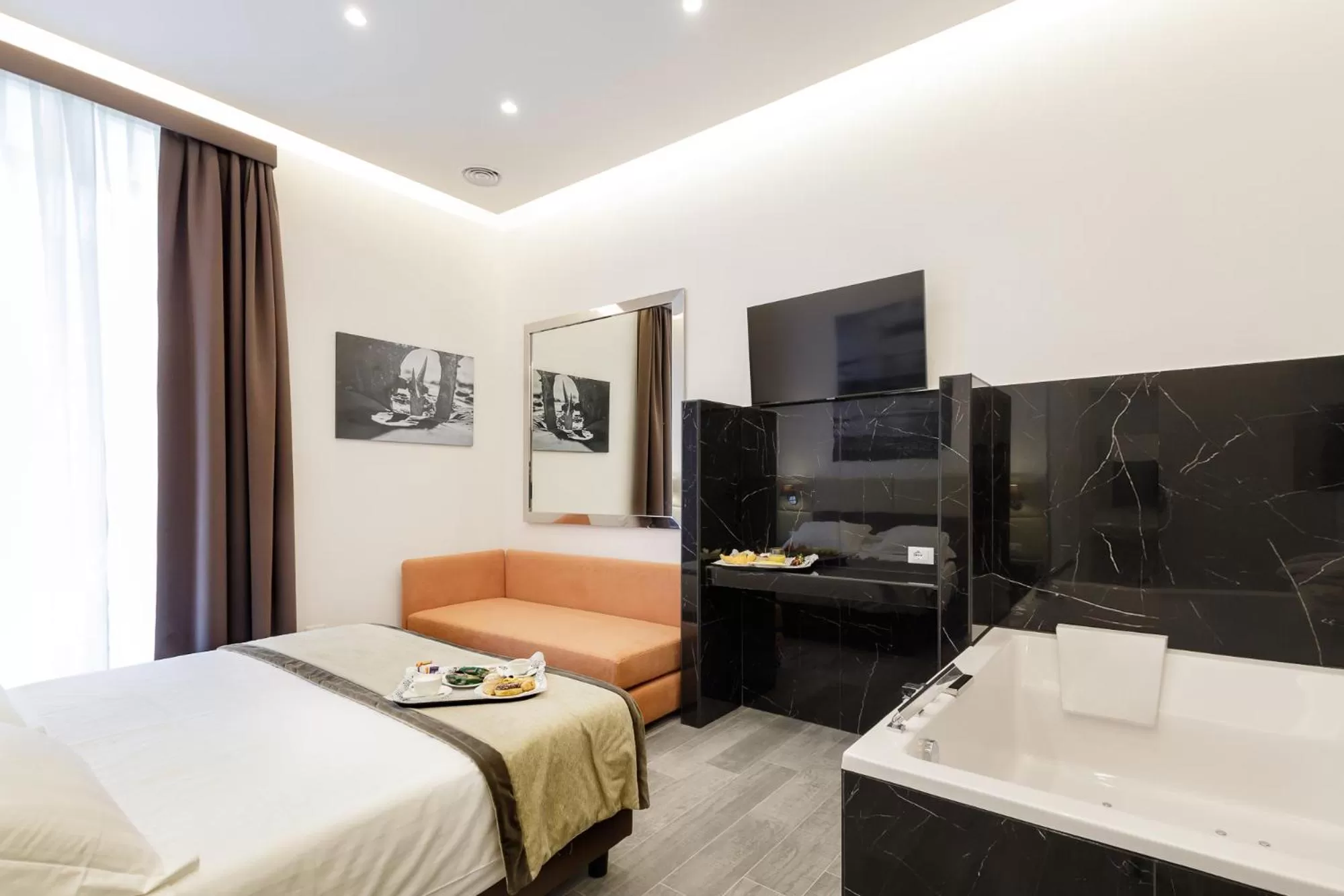 Bed in Hotel Palazzo Argenta