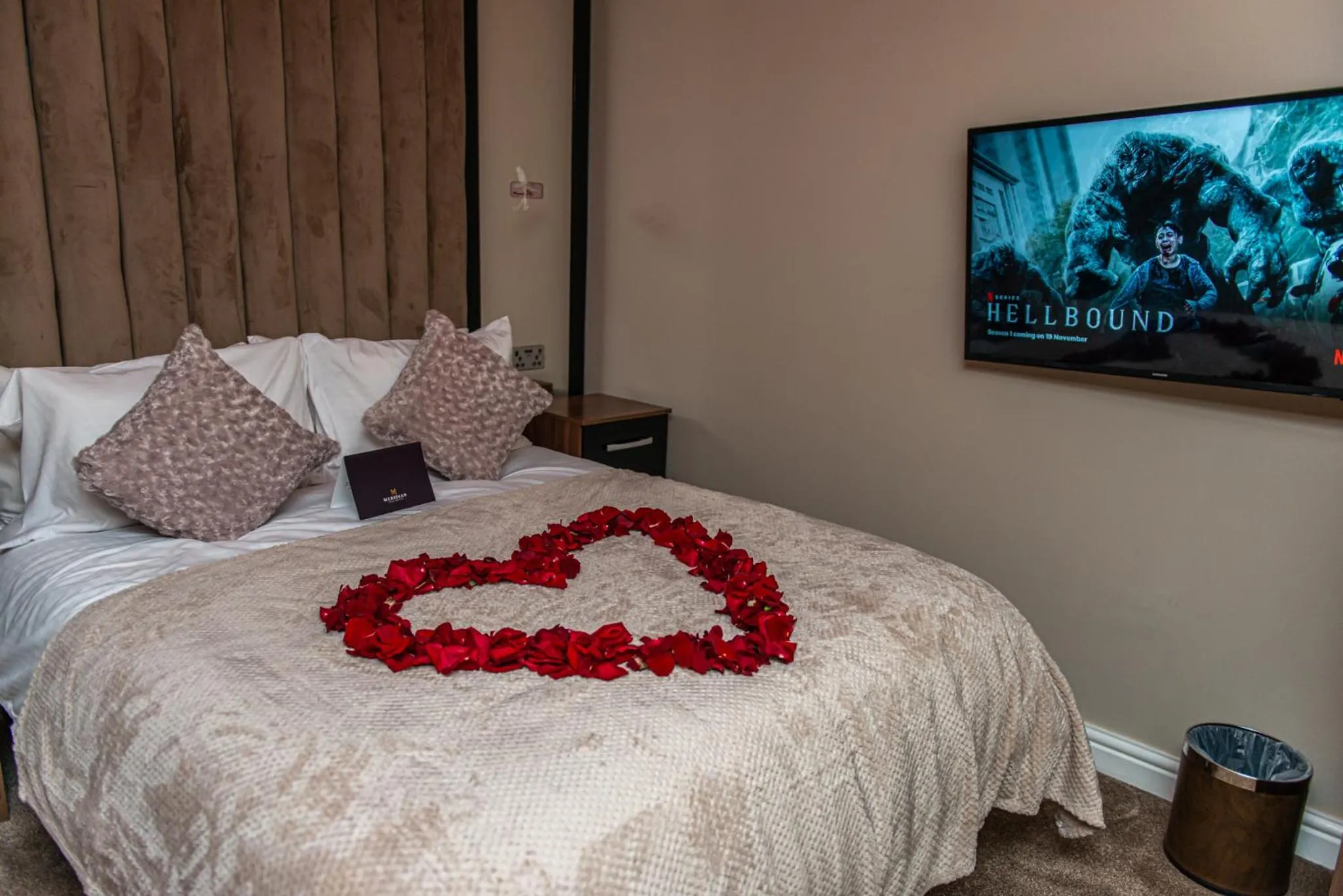 Bed in Meridian Serviced Apartments