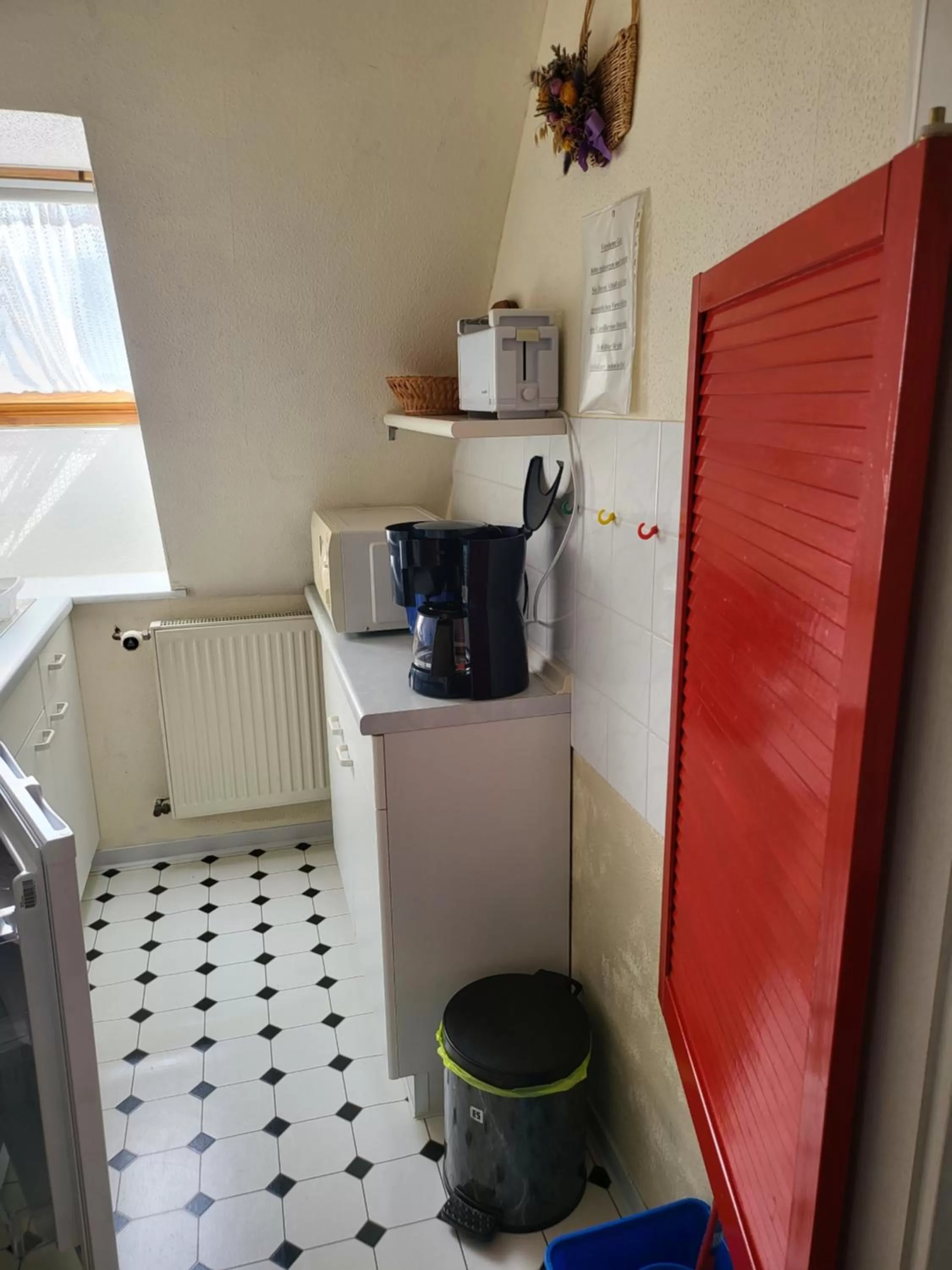 Kitchen or kitchenette in Hotel Zur Schanze