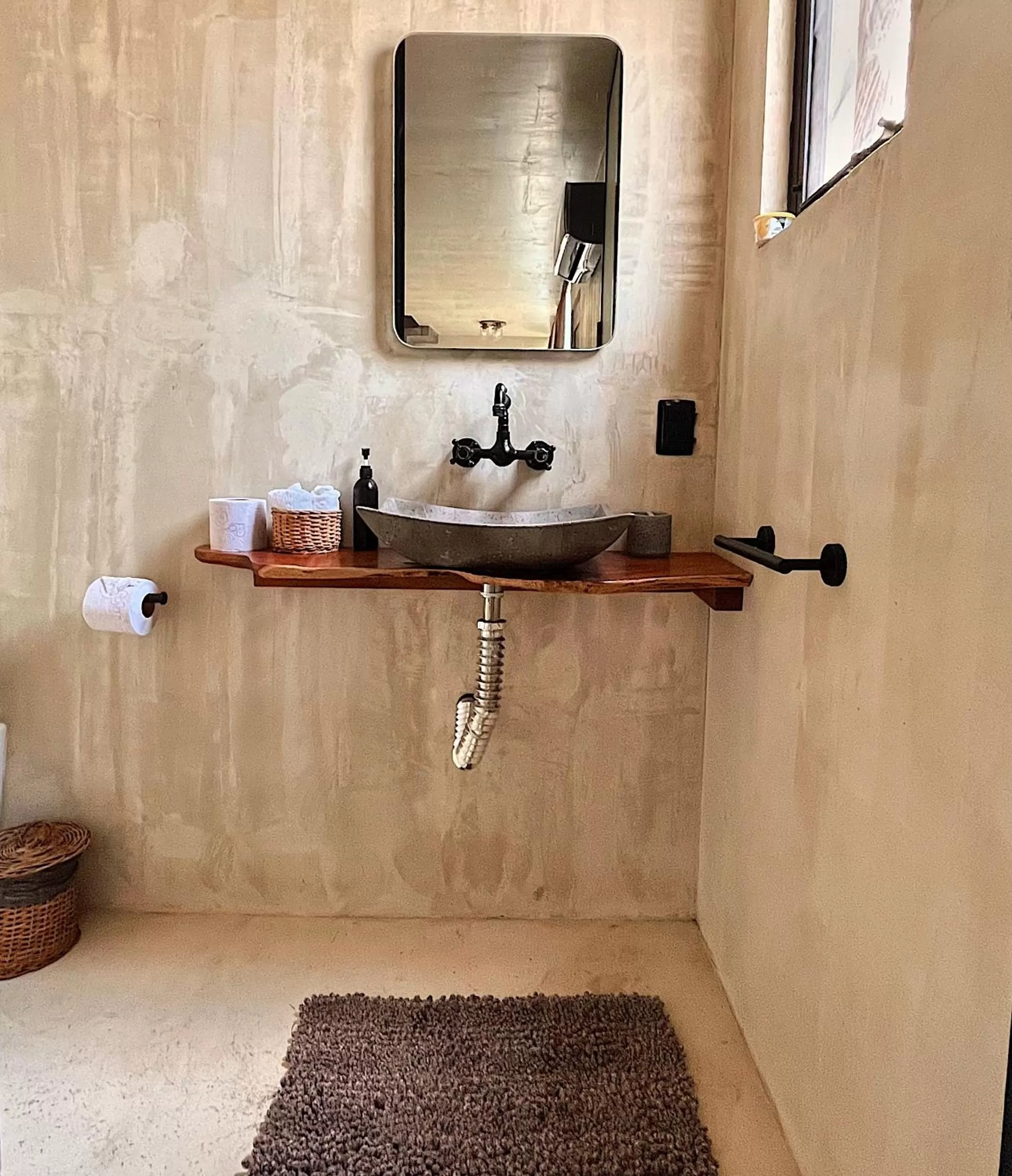 Bathroom in Pacha Tulum Boutique Hotel