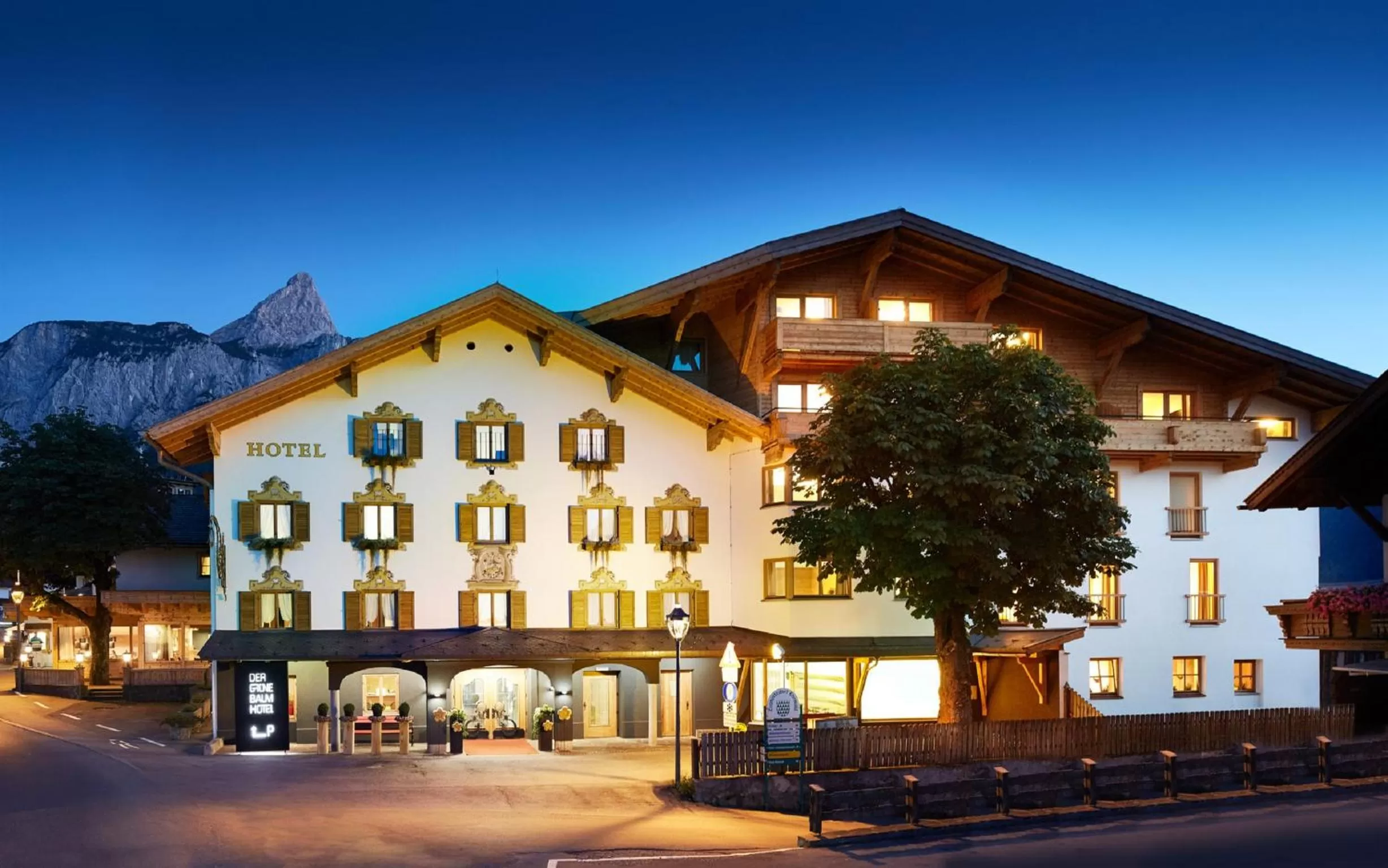 Property building in der grüne Baum Mountain Boutique Hotel