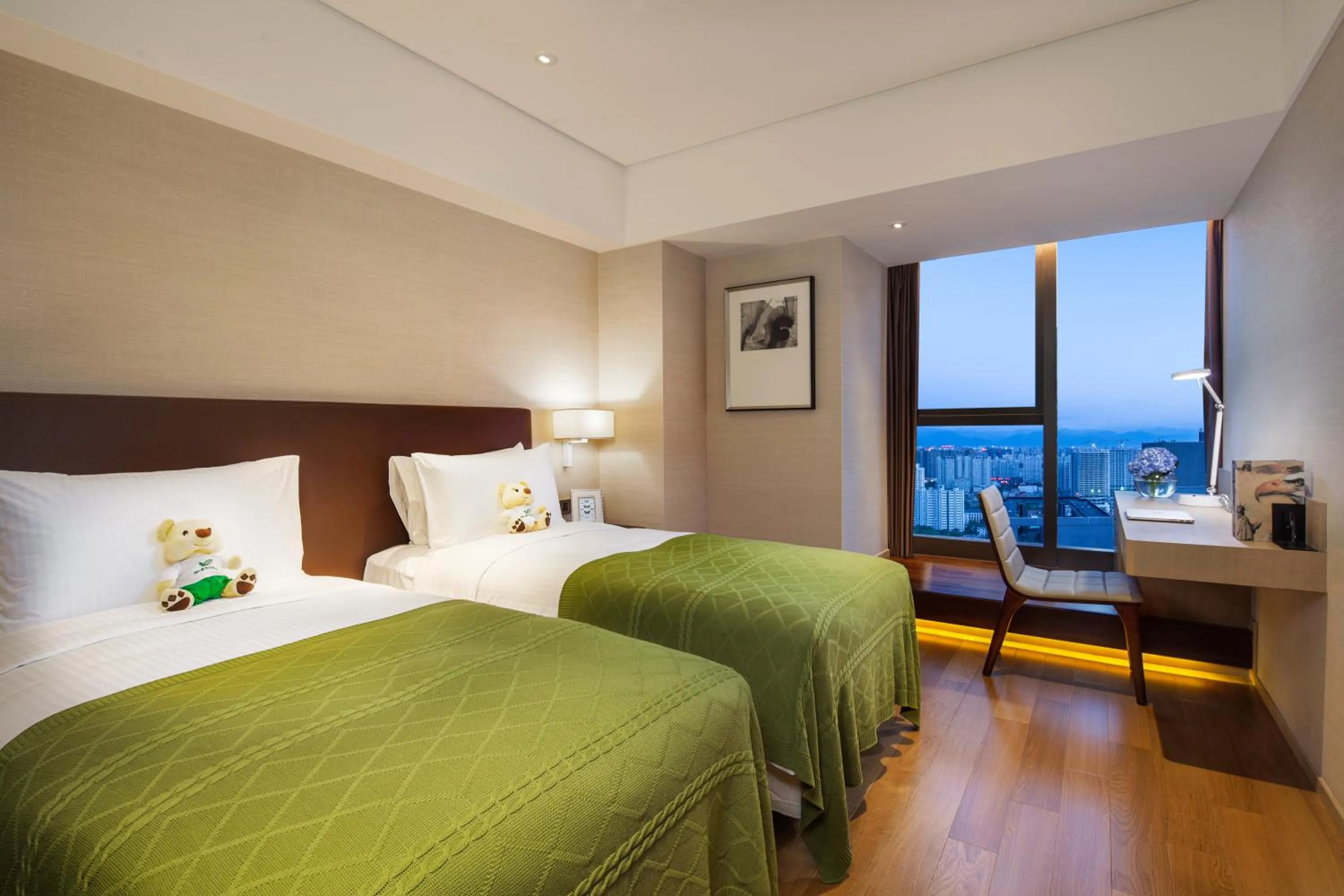 Bedroom, Bed in Somerset Xindicheng Xi'an