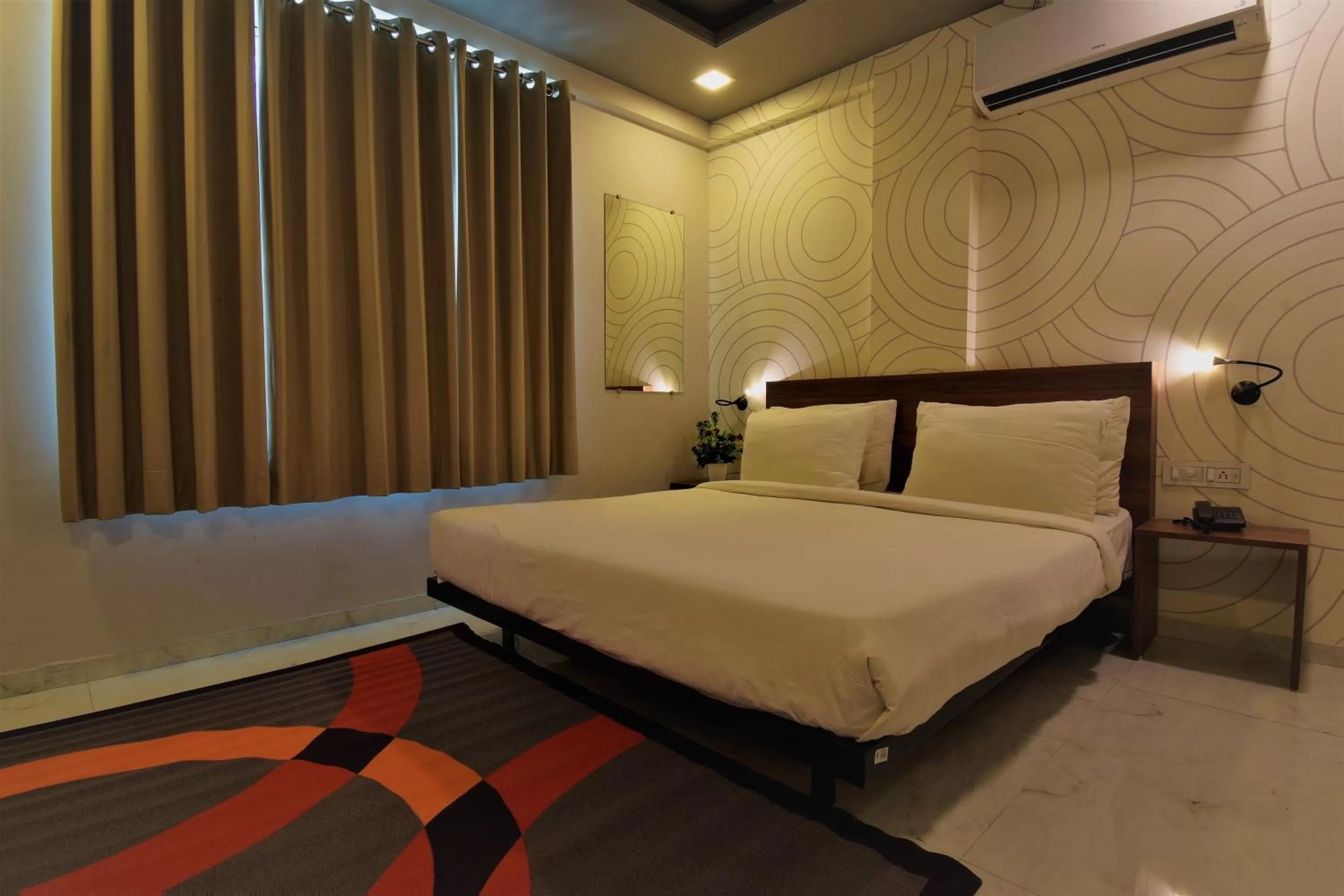 Photo of the whole room, Bed in Manomay Homes