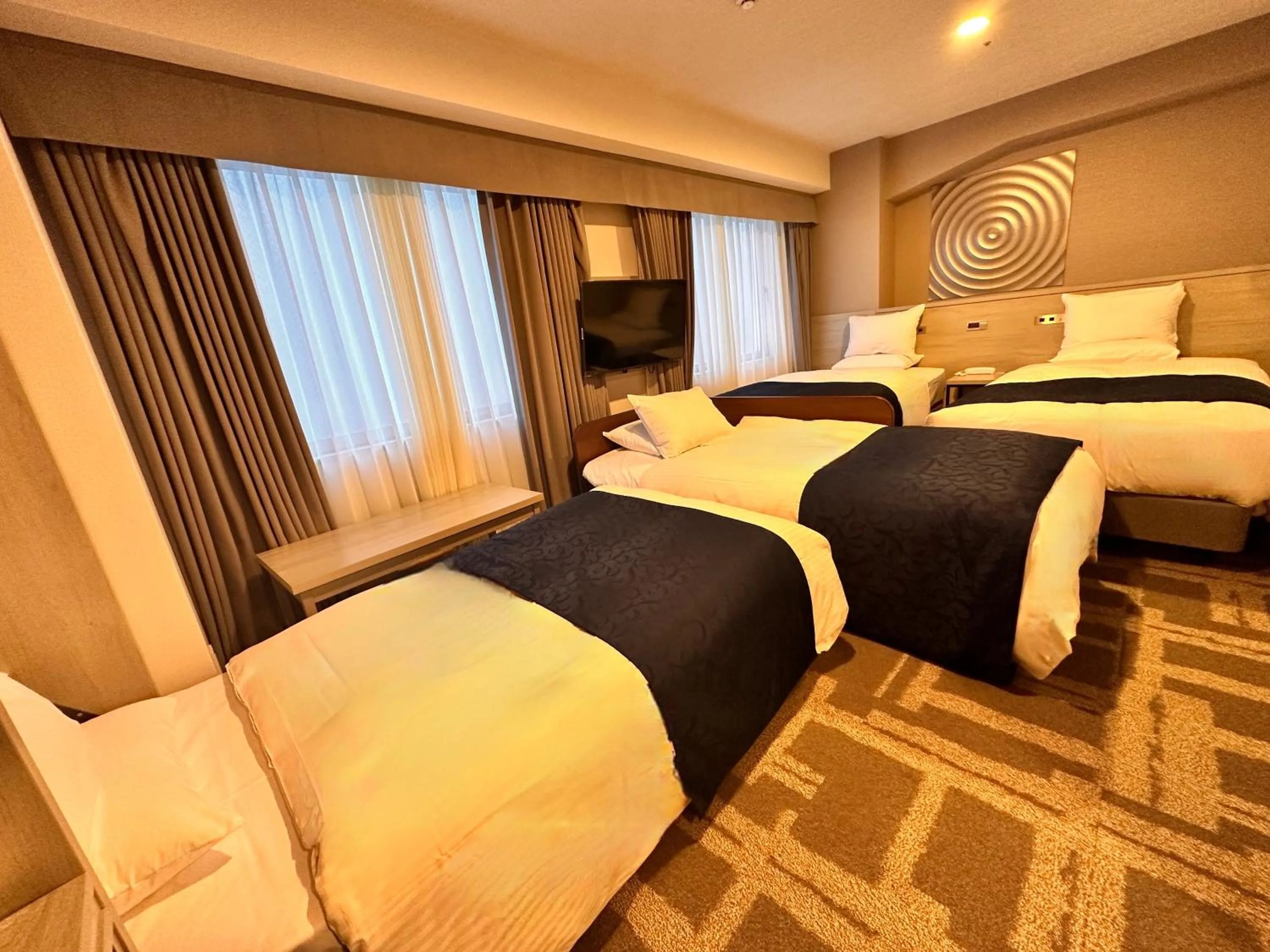 Bed in Hotel Rose Garden Shinjuku