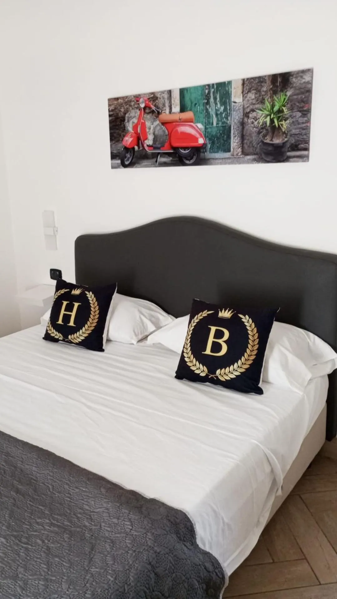 Bed in Hotel Barbato