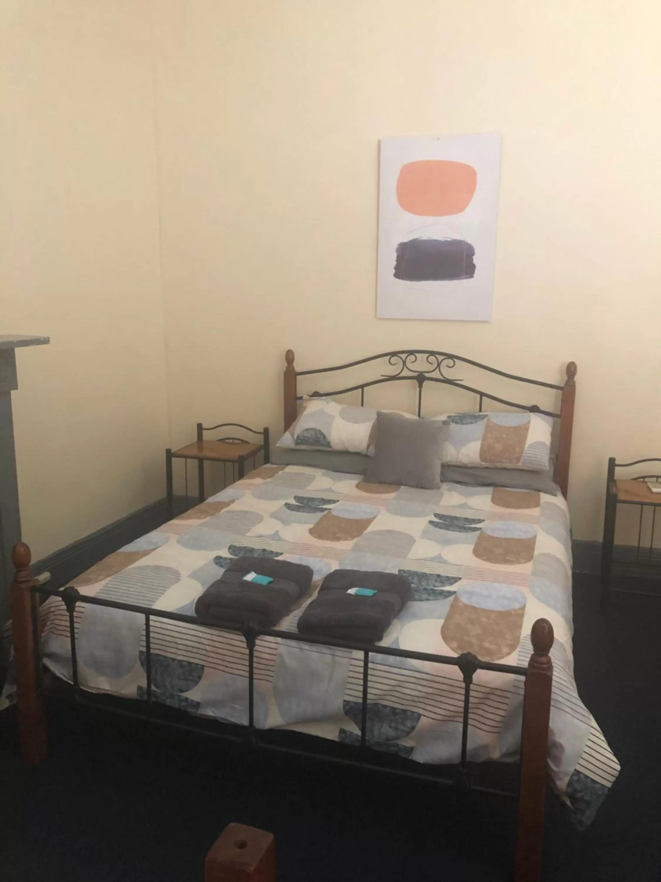 Bed in Cornucopia hotel