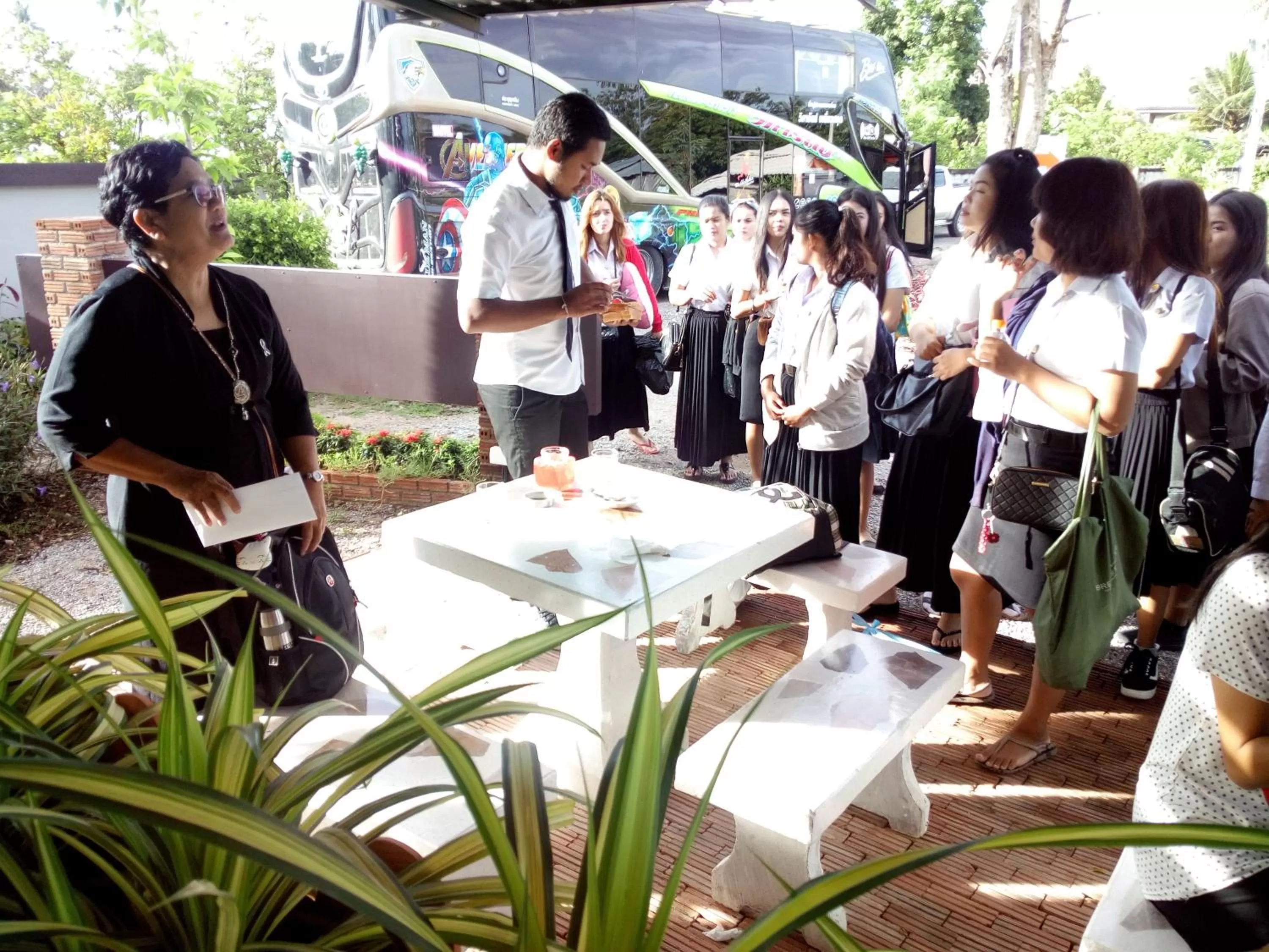 Facade/entrance in Fancy Carp Resort