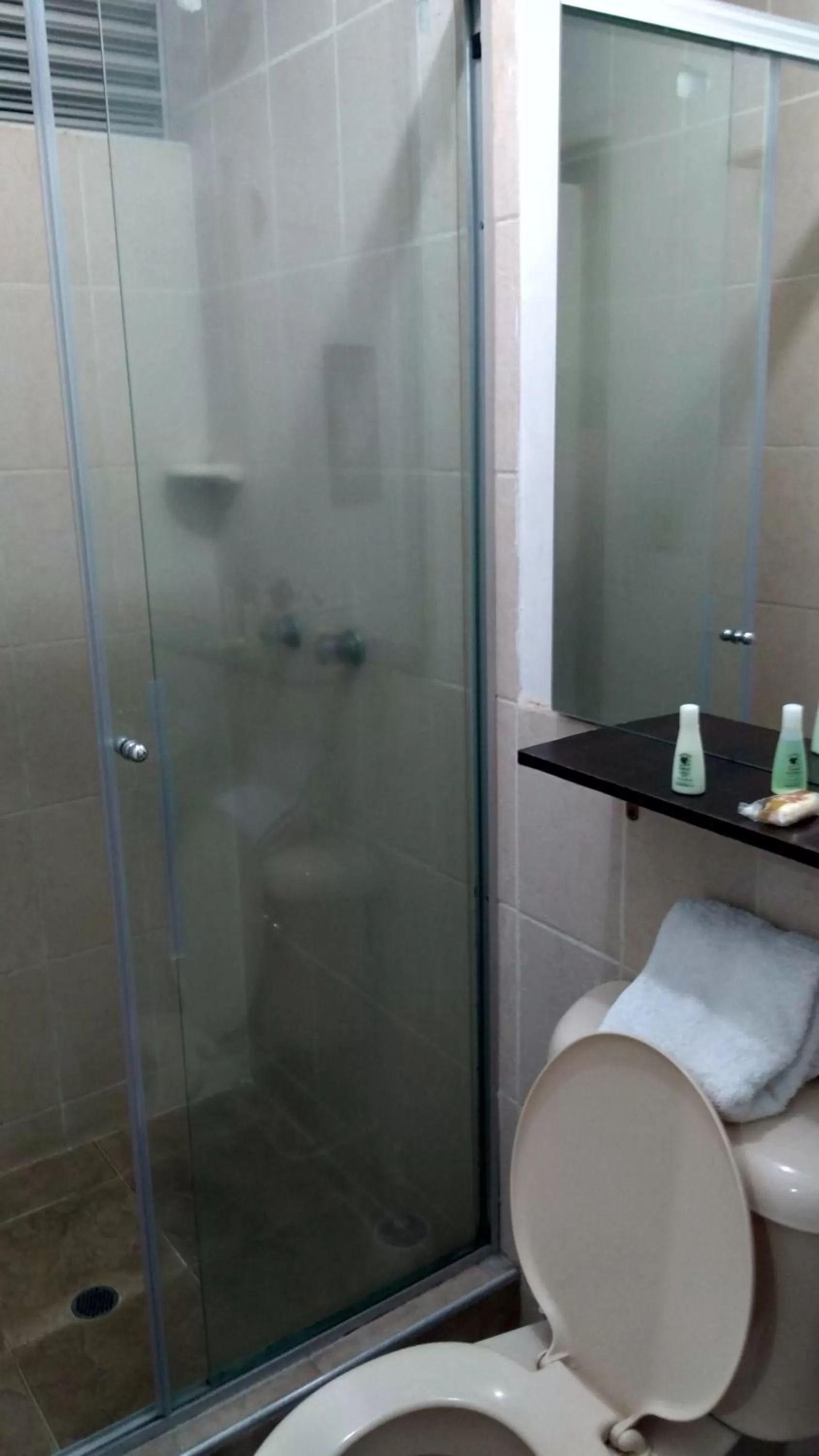 Shower in Arco Apartasuites