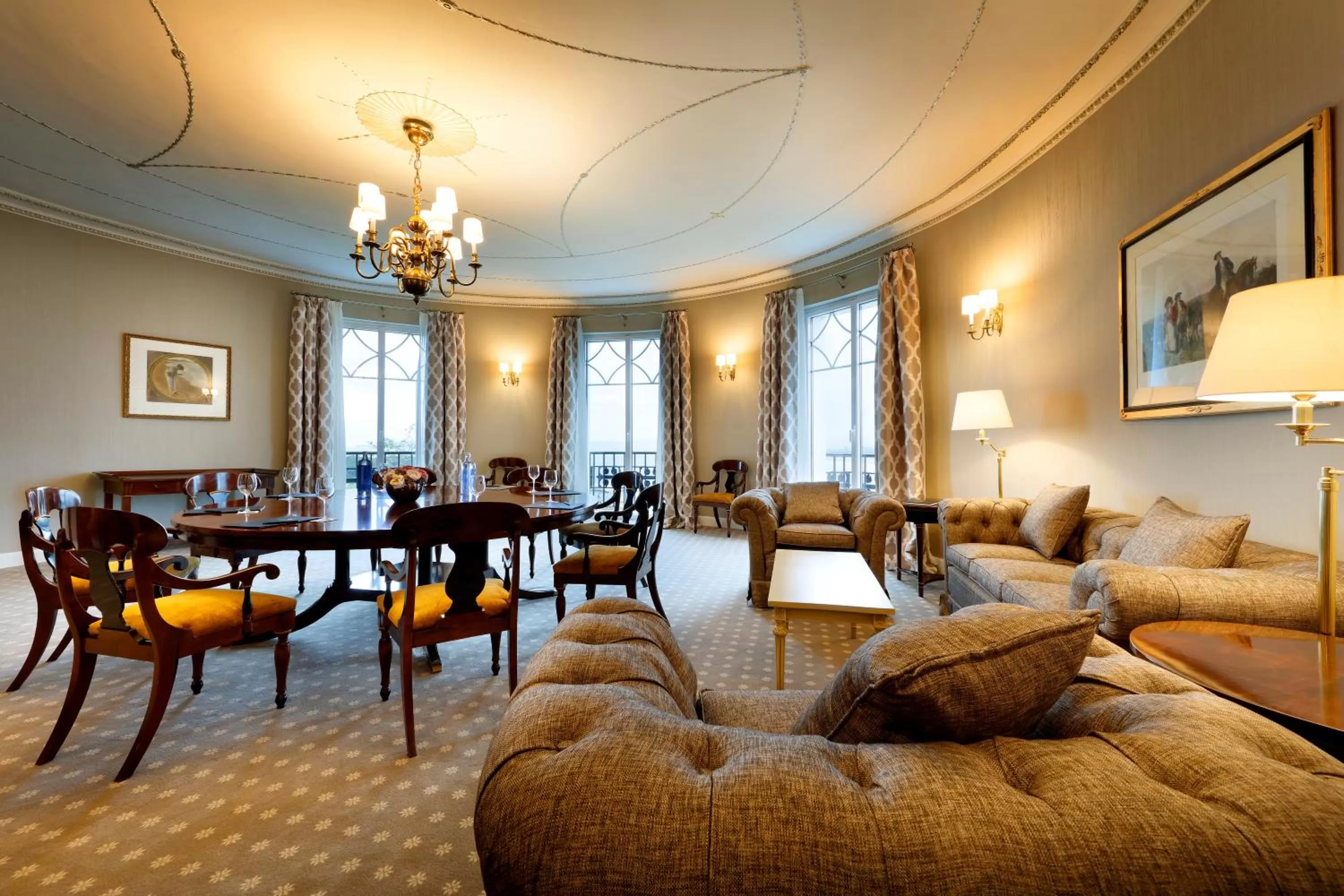 Seating area in Eurostars Hotel Real