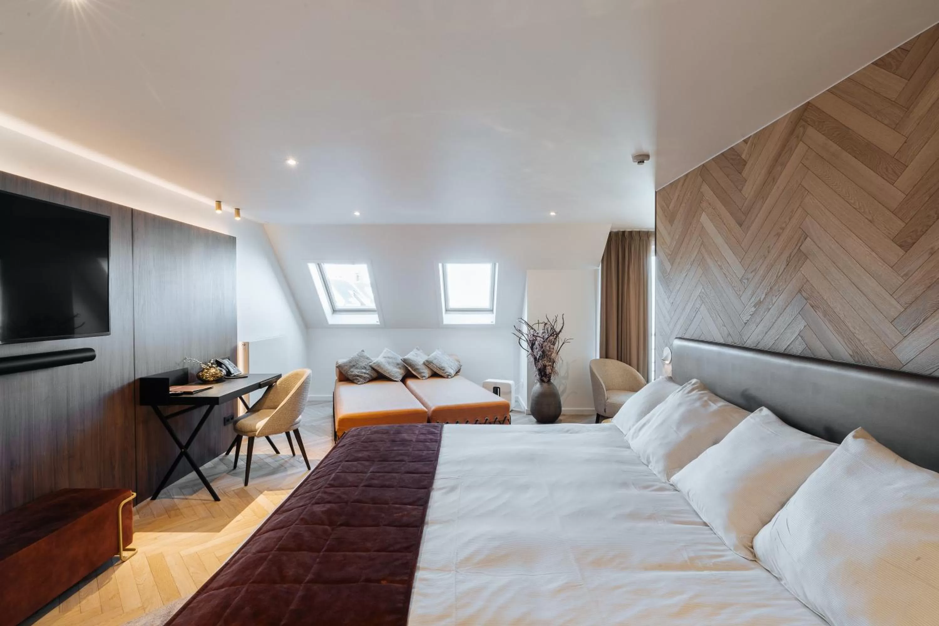 Bed in Cosmopolite Hotel Nieuwpoort-Bad