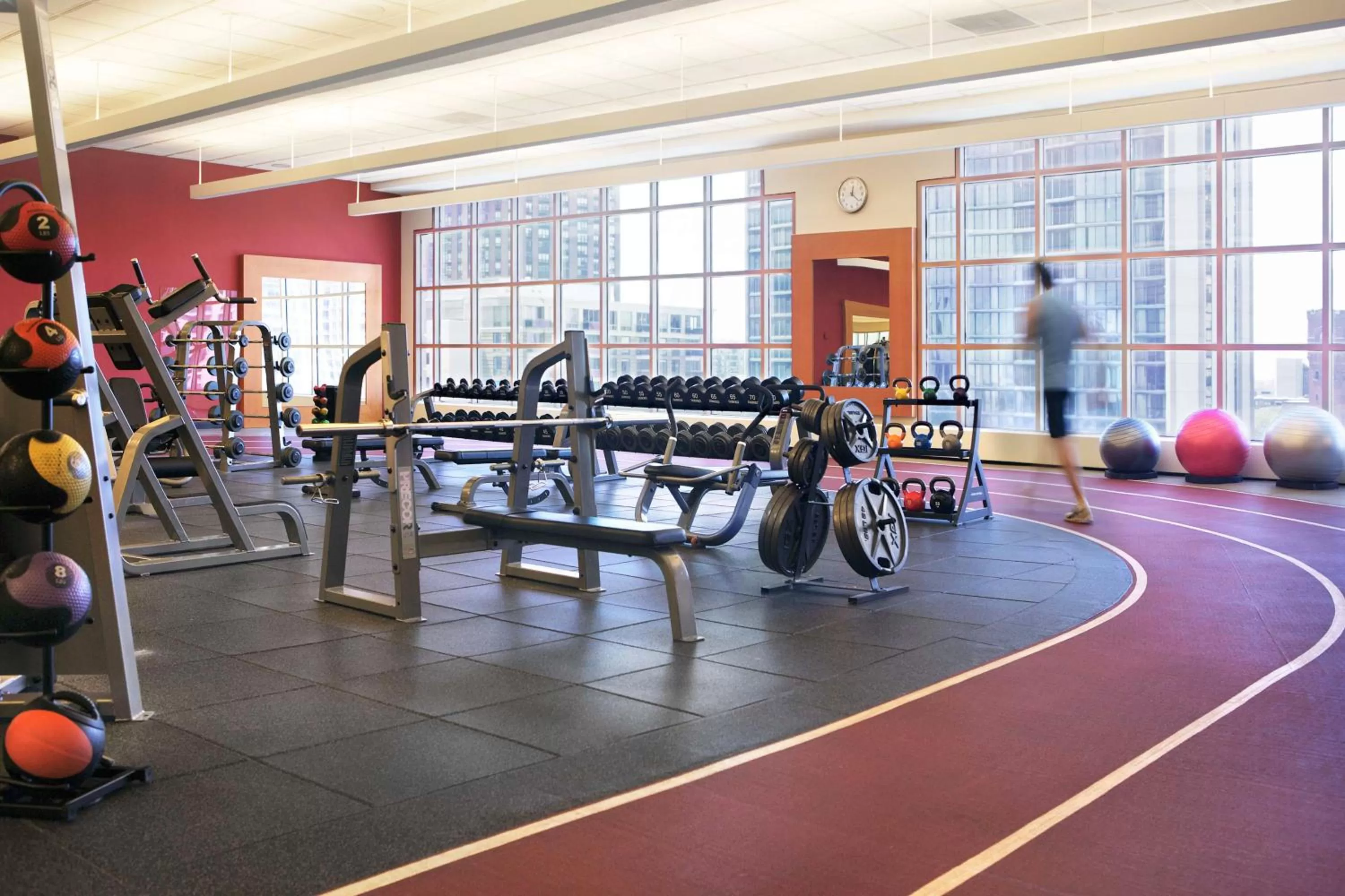 Fitness centre/facilities in Hilton Chicago