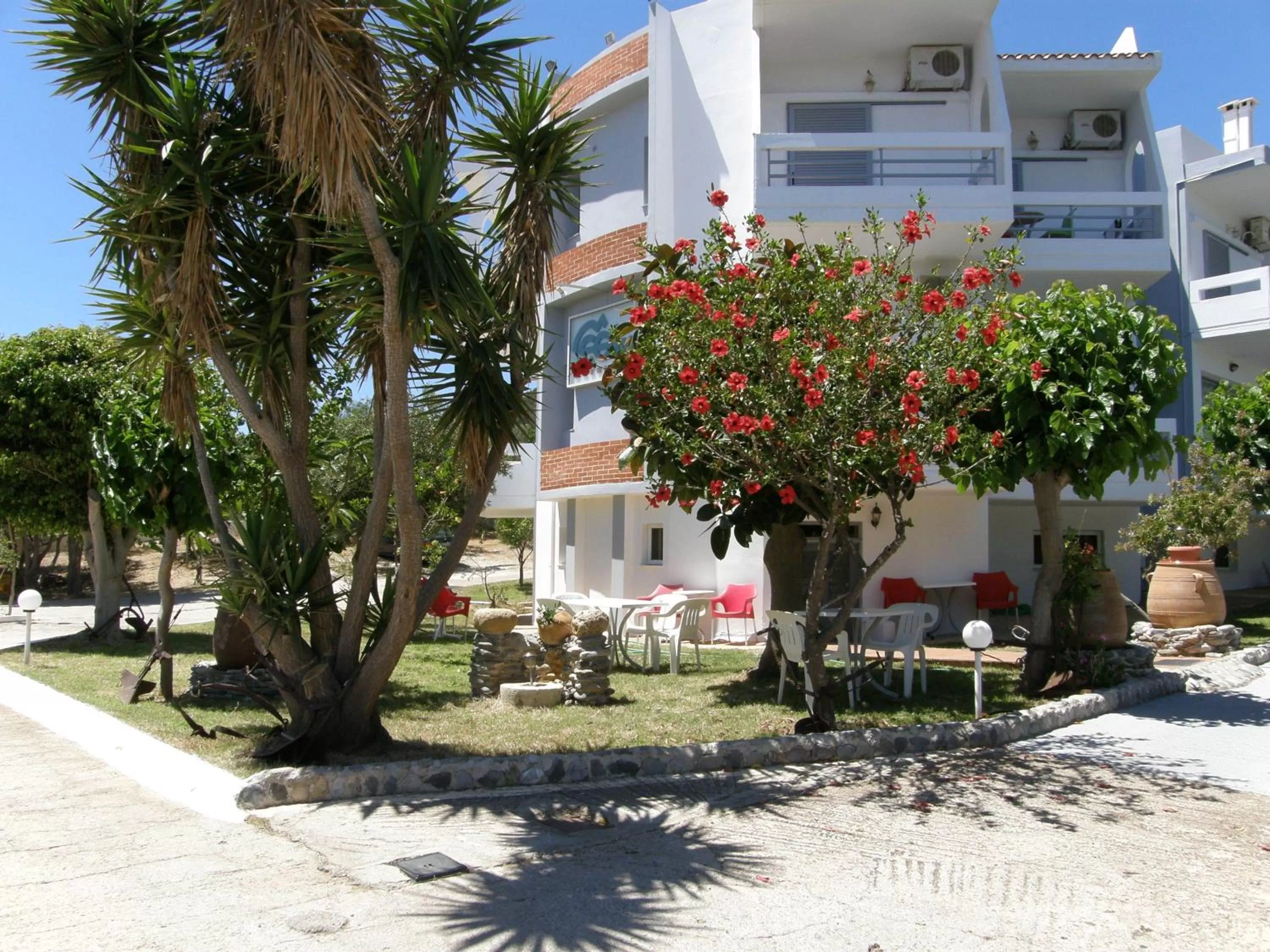 Facade/entrance in Megim Hotel