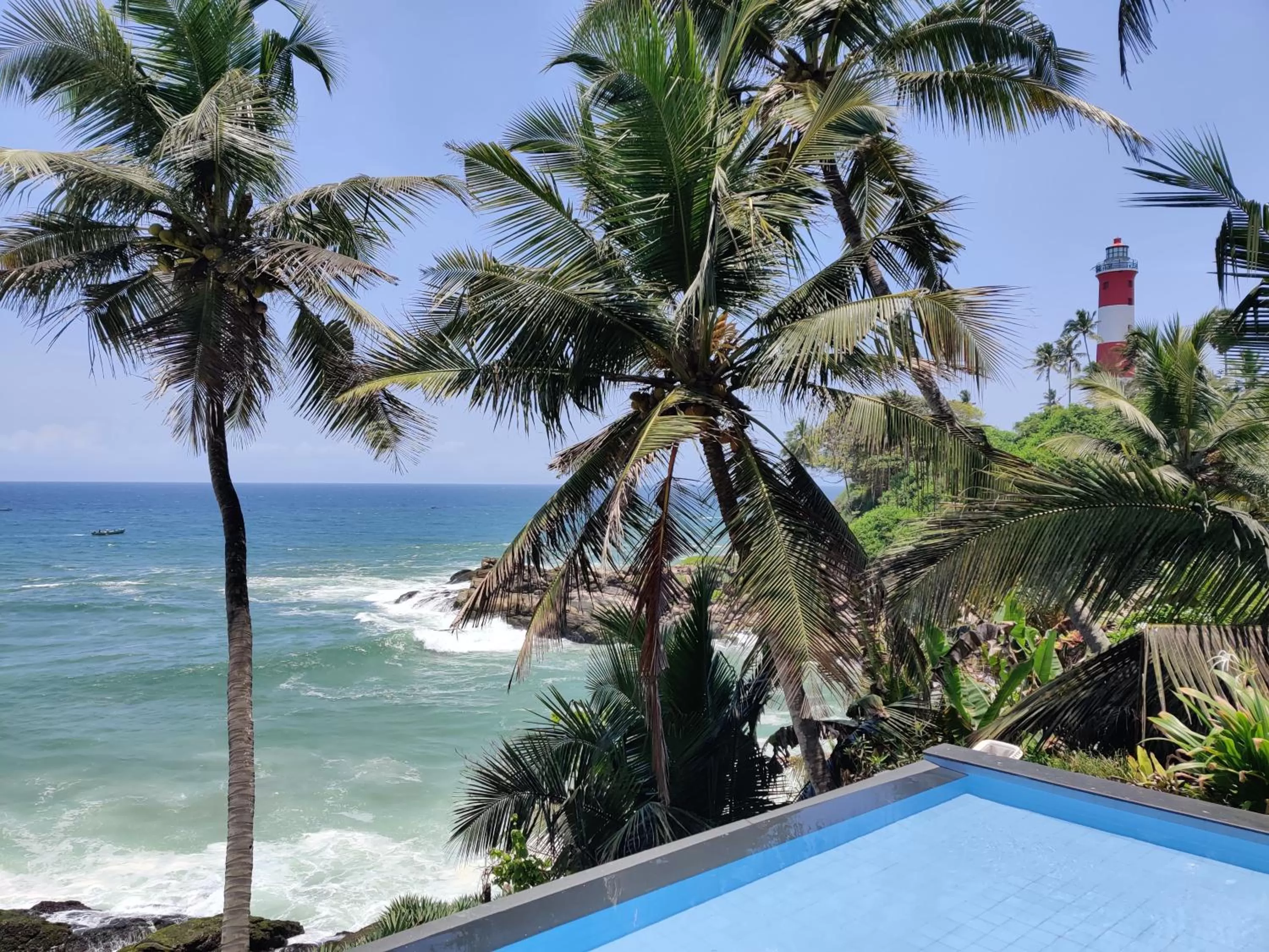 Natural landscape in Rockholm at the Light House Beach