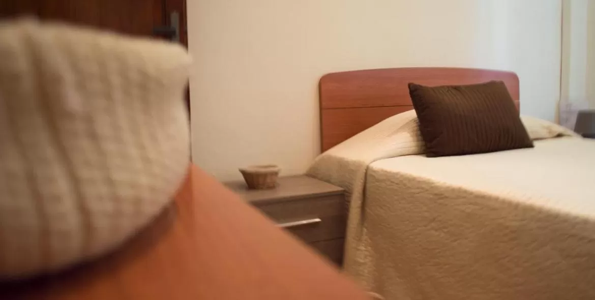 Bed in Guerrini Hotel