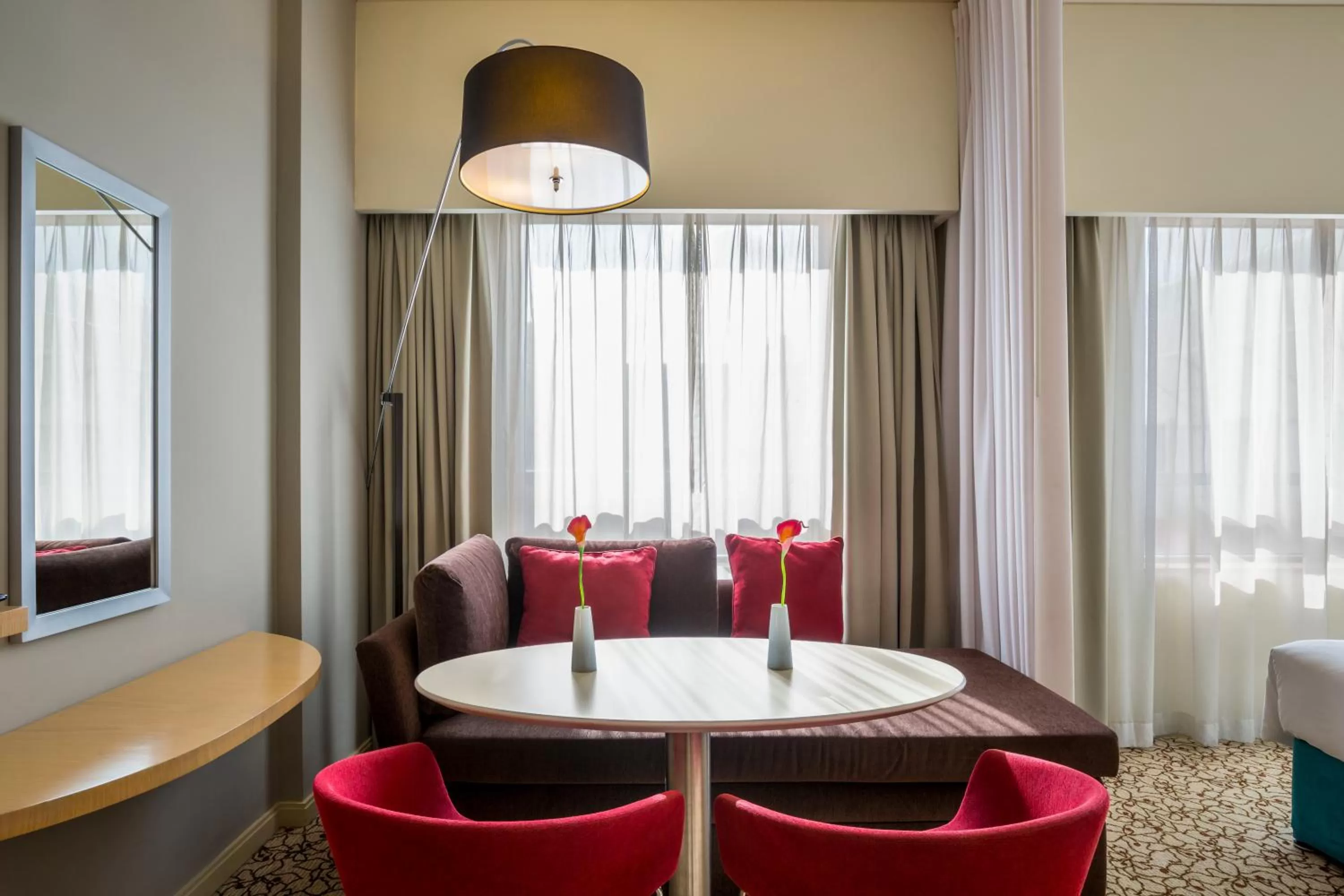 Seating area in Novotel Suites Mall Avenue Dubai