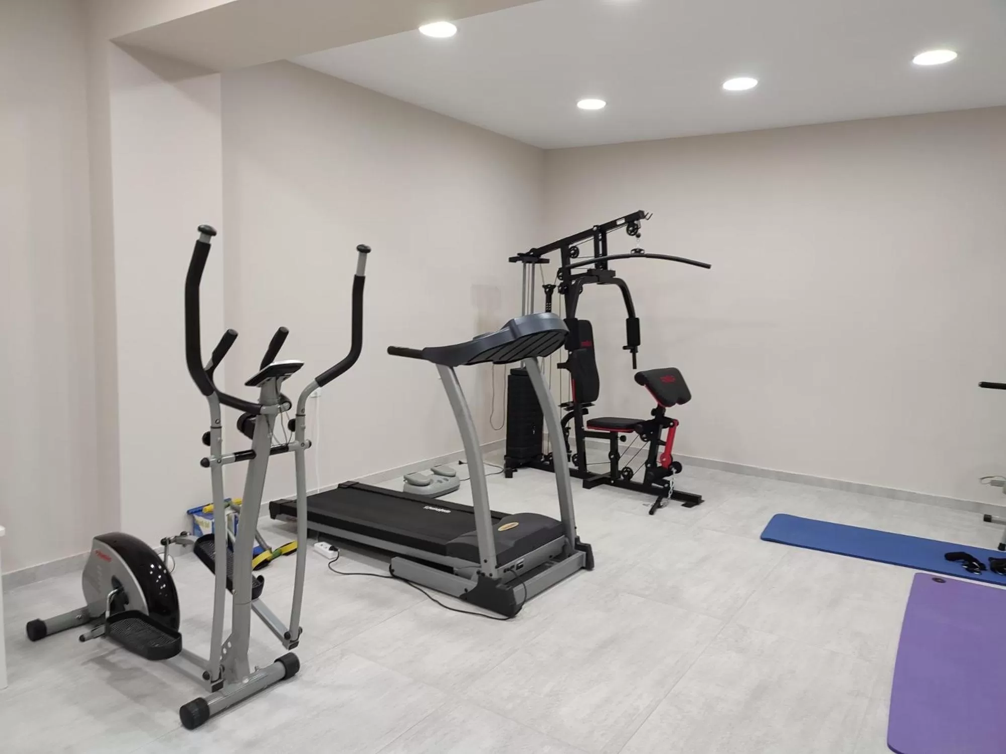 Fitness centre/facilities in Light Blue Hotel