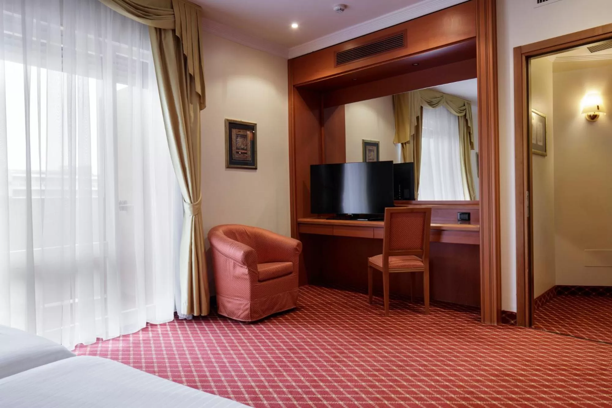 Communal lounge/ TV room, Bed in Galzignano Resort Terme & Golf - Hotel Sporting
