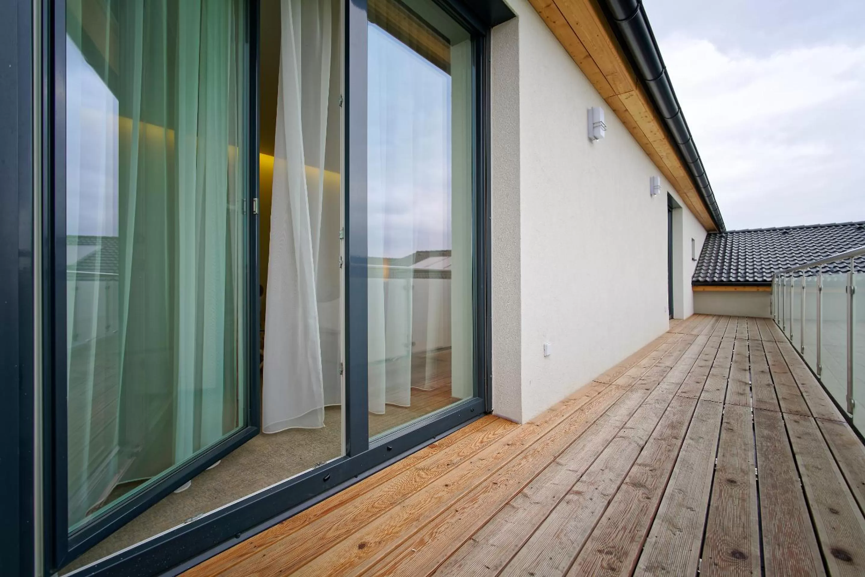 Balcony/Terrace in Pension Laa Natura