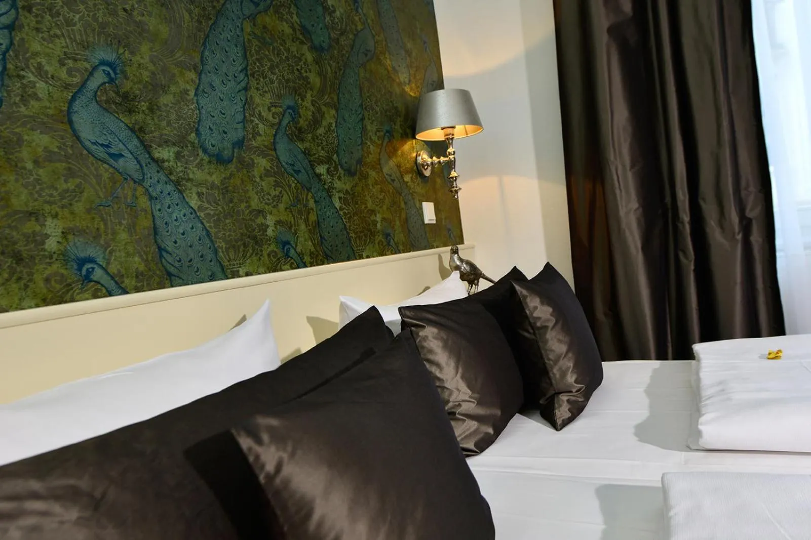 Bed in Hotel Domstern