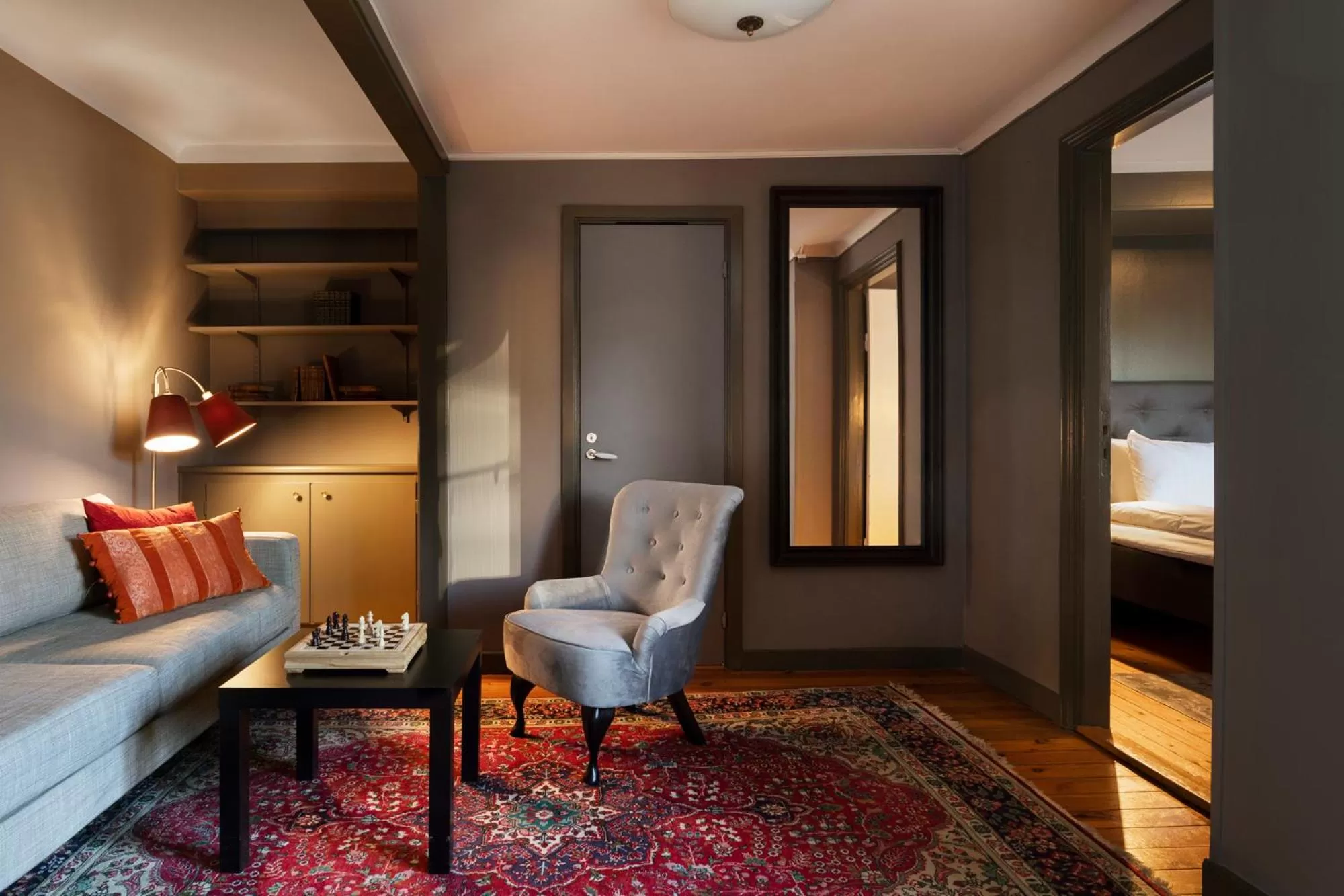 Living room in Victory Apartments