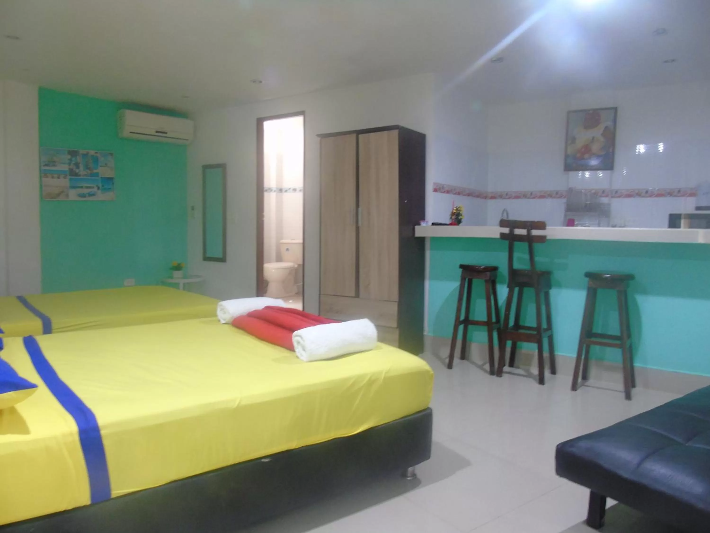 Bed in Posada Miss Joyce House